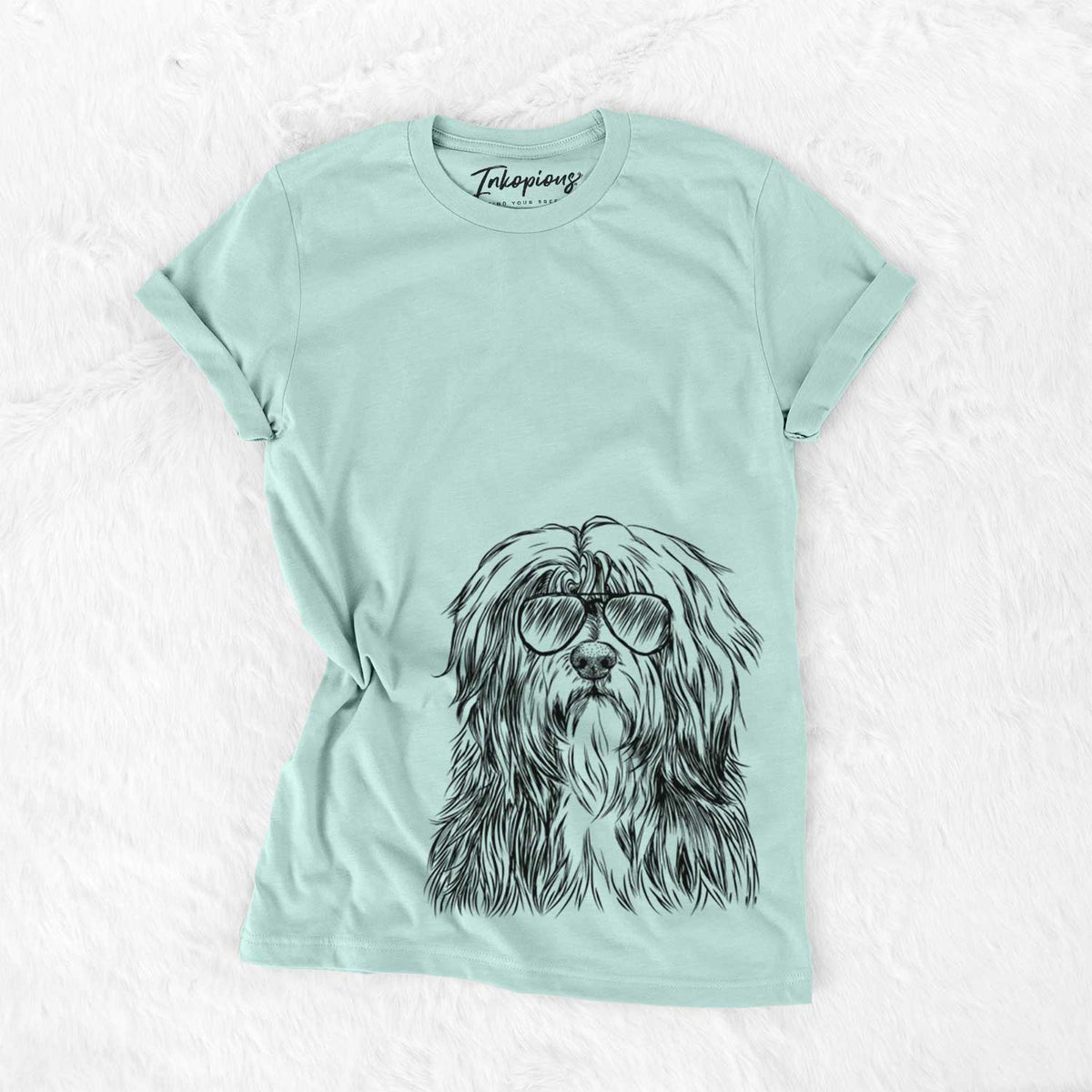 Aviator Otto the Polish Lowland Sheepdog - Unisex Crewneck