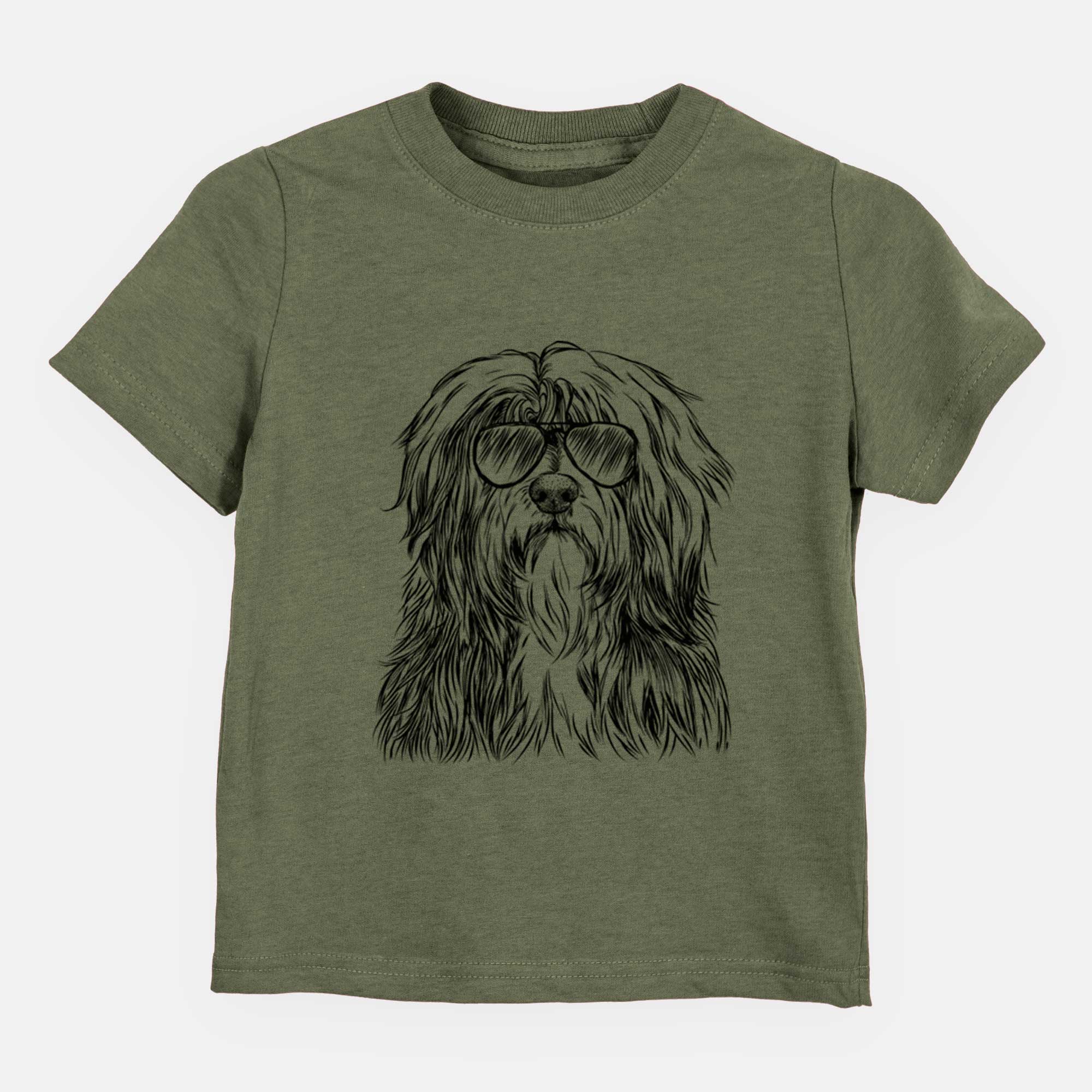 Aviator Otto the Polish Lowland Sheepdog - Kids/Youth/Toddler Shirt