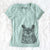 Aviator Ozwald the Grey Horned Owl - Women's V-neck Shirt