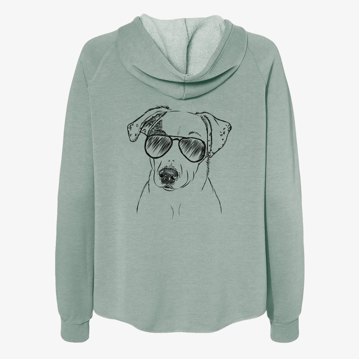 P Pie the Mixed Breed - Women's Cali Wave Zip-Up Sweatshirt