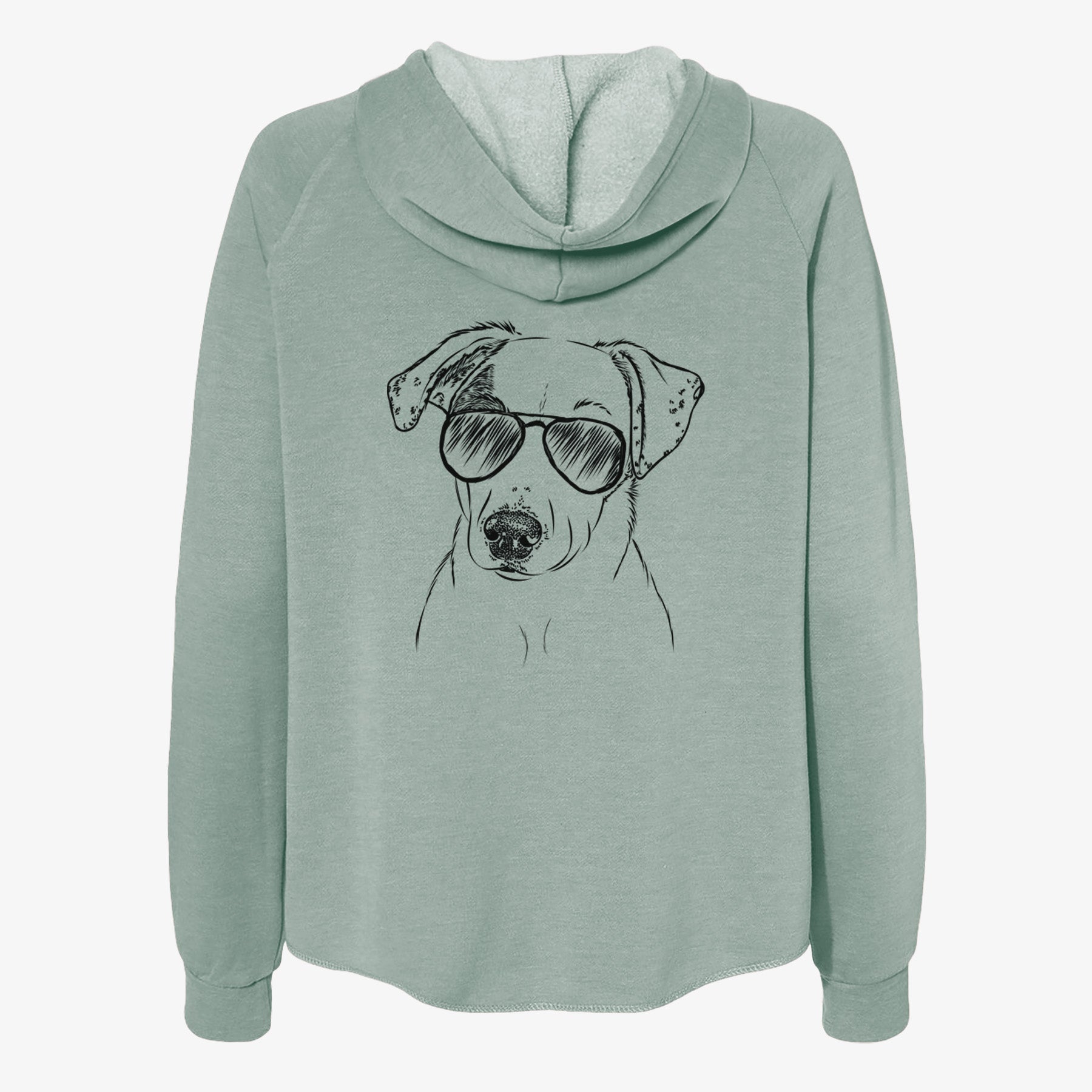 P Pie the Mixed Breed - Women's Cali Wave Zip-Up Sweatshirt