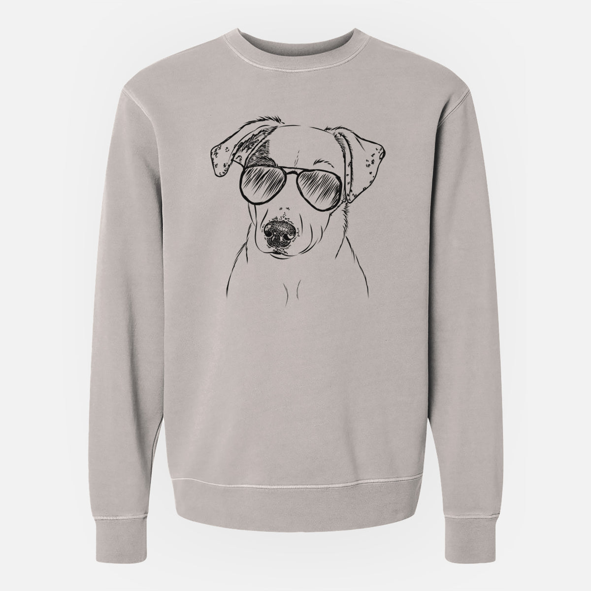 Aviator P Pie the Mixed Breed - Unisex Pigment Dyed Crew Sweatshirt