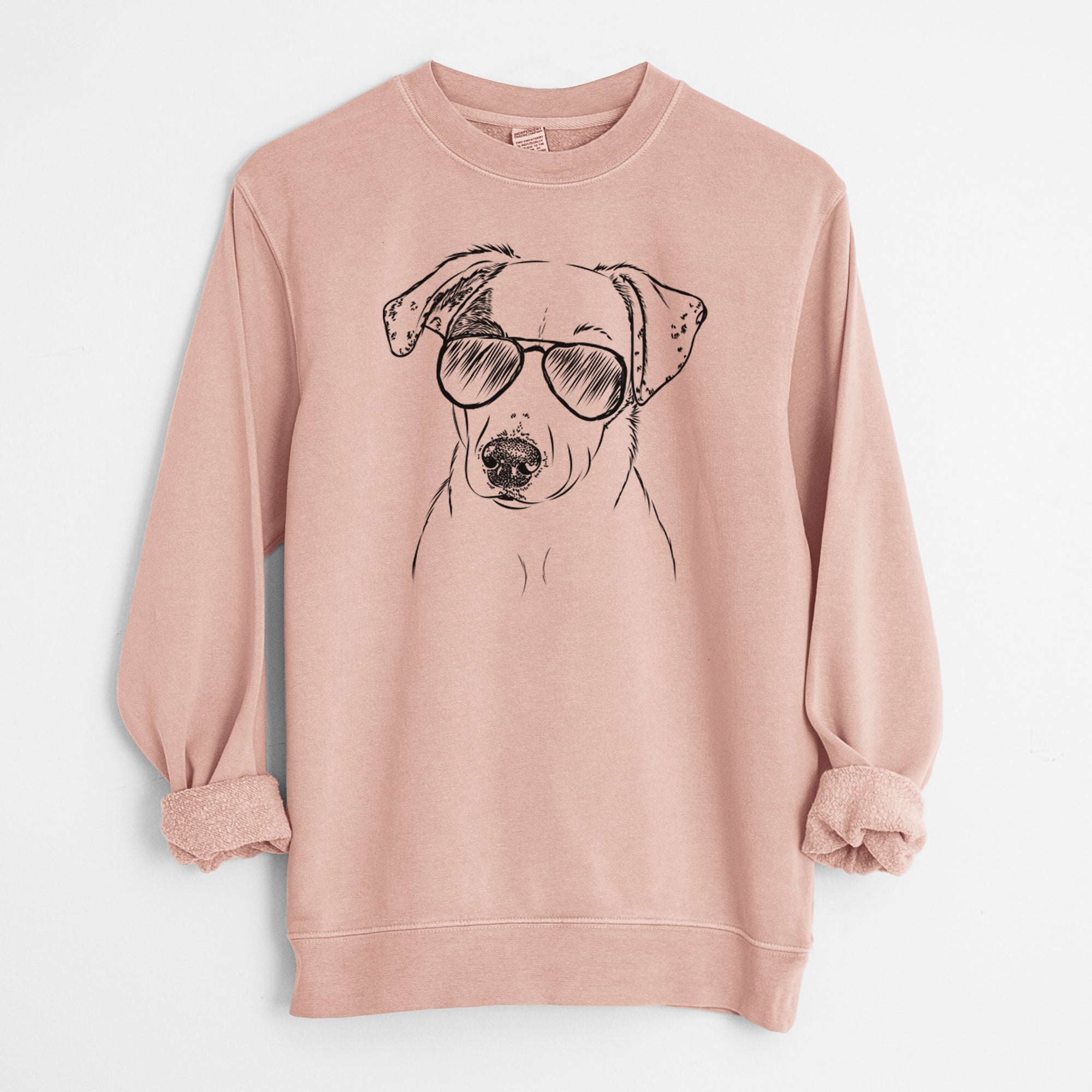 Aviator P Pie the Mixed Breed - Unisex Pigment Dyed Crew Sweatshirt