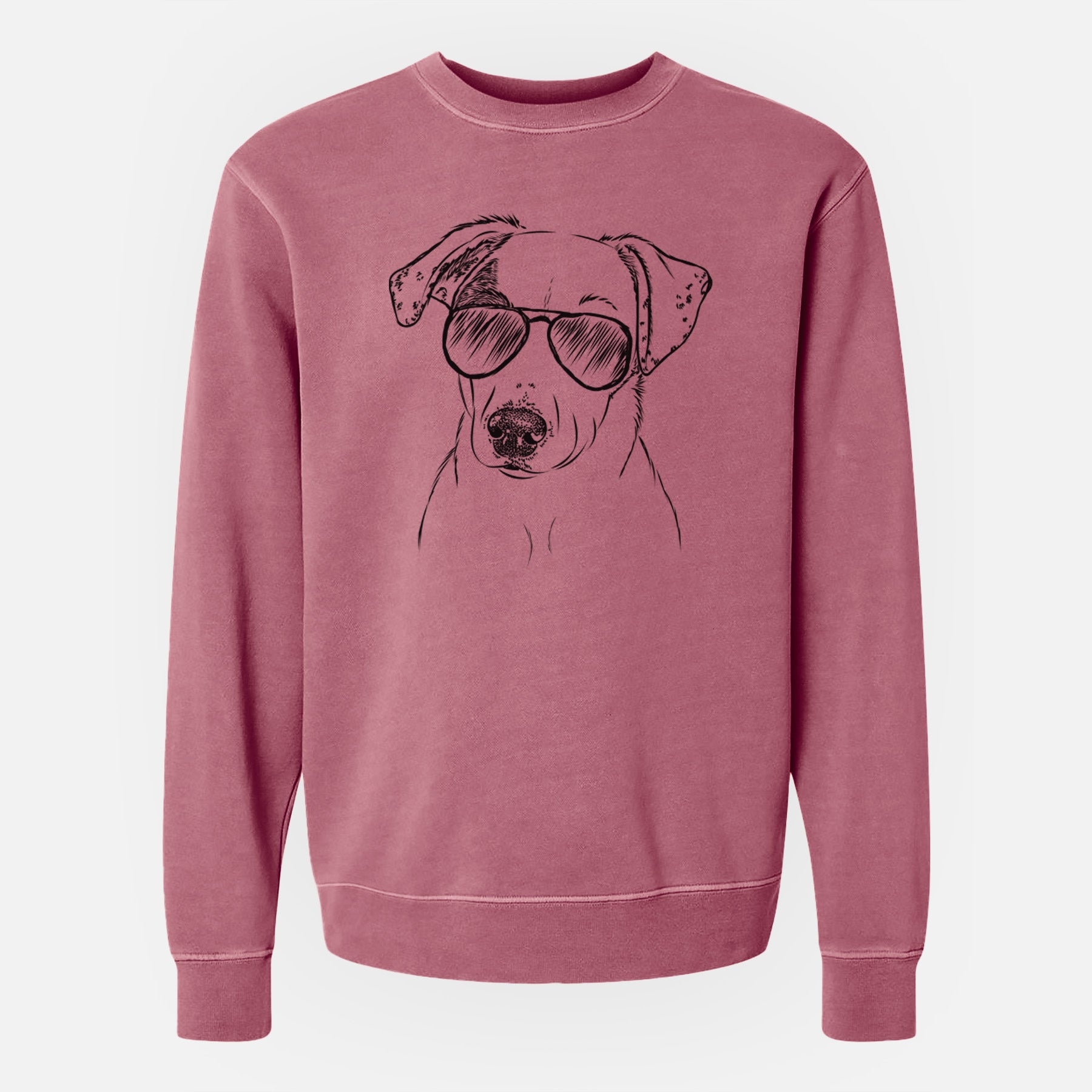 Aviator P Pie the Mixed Breed - Unisex Pigment Dyed Crew Sweatshirt