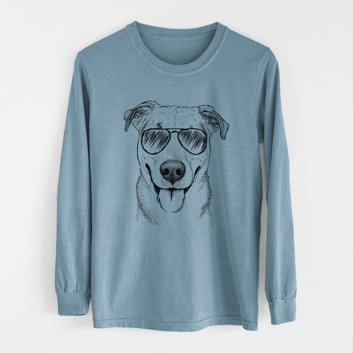 Aviators Padre the Pitbull Mix - Heavyweight 100% Cotton Long Sleeve