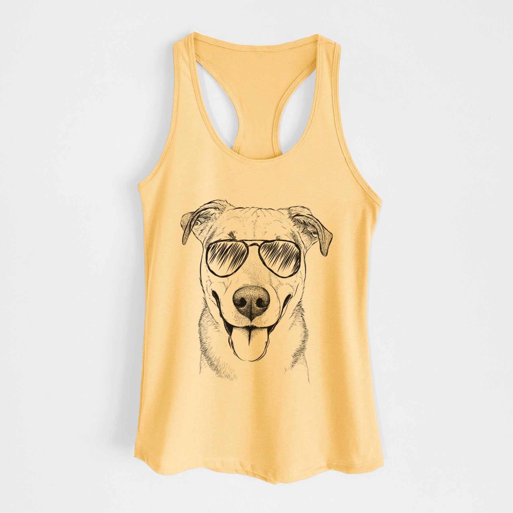 Padre the Pitbull Mix - Women's Racerback Tanktop