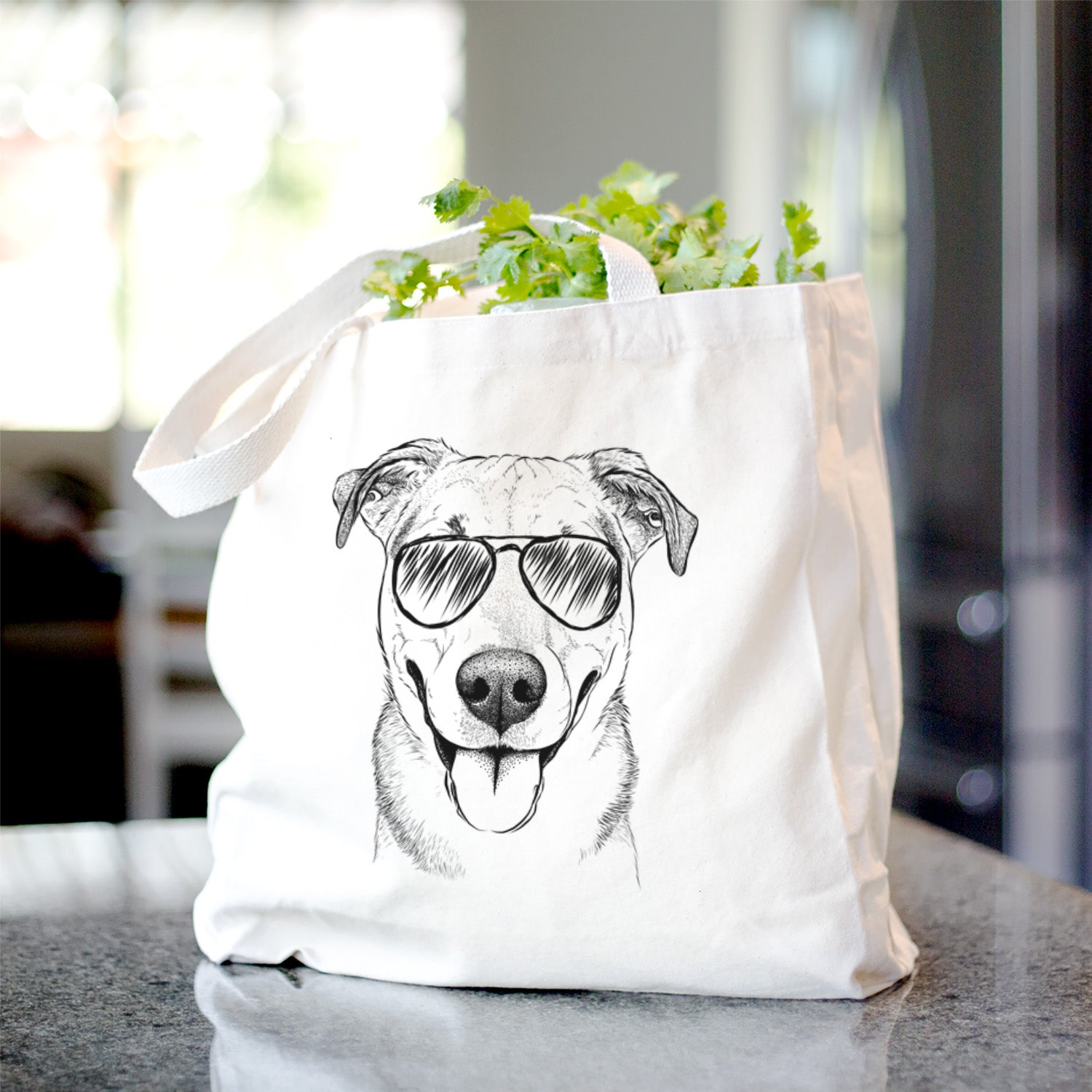 Padre the Pitbull Mix - Tote Bag