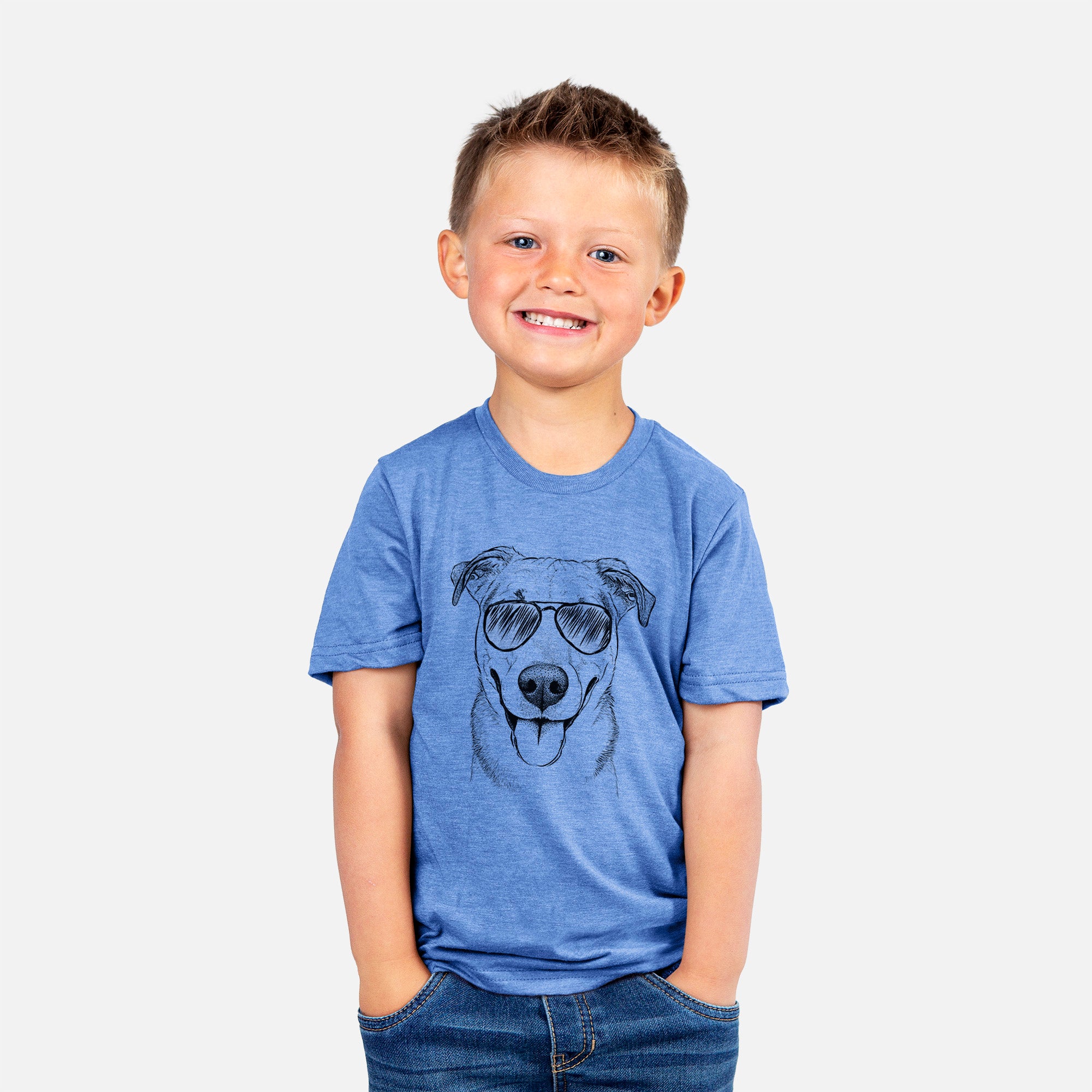 Aviator Padre the Pitbull Mix - Kids/Youth/Toddler Shirt