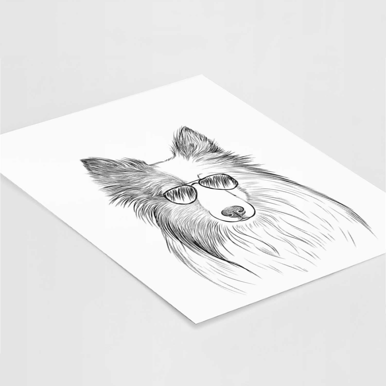 Palin the Shetland Sheepdog Art Print