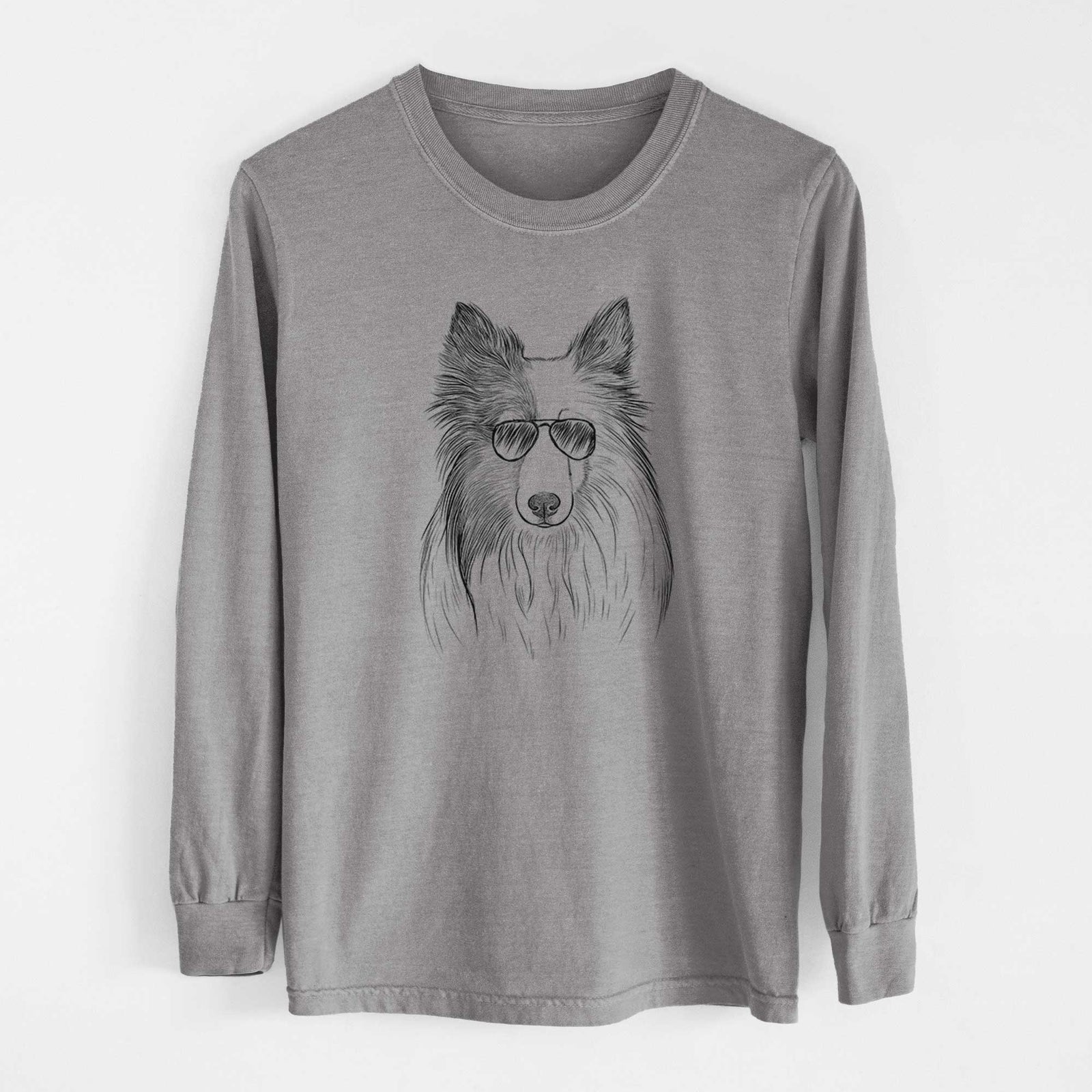 Aviators Palin the Shetland Sheepdog - Heavyweight 100% Cotton Long Sleeve