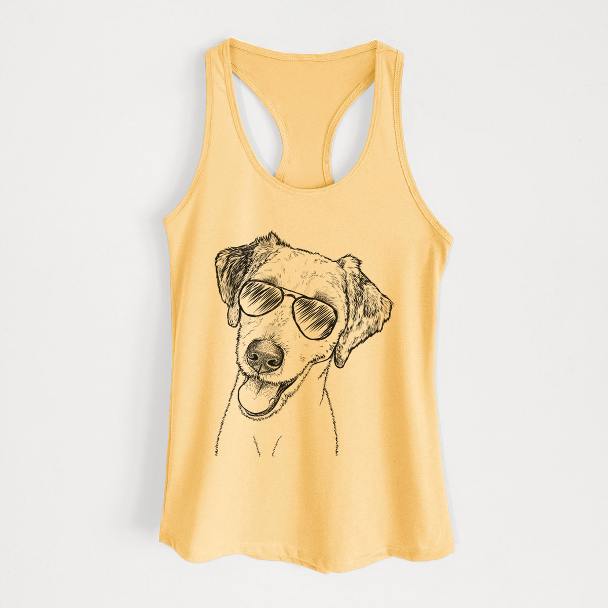 Palm Palm the Aussiedoodle - Women's Racerback Tanktop
