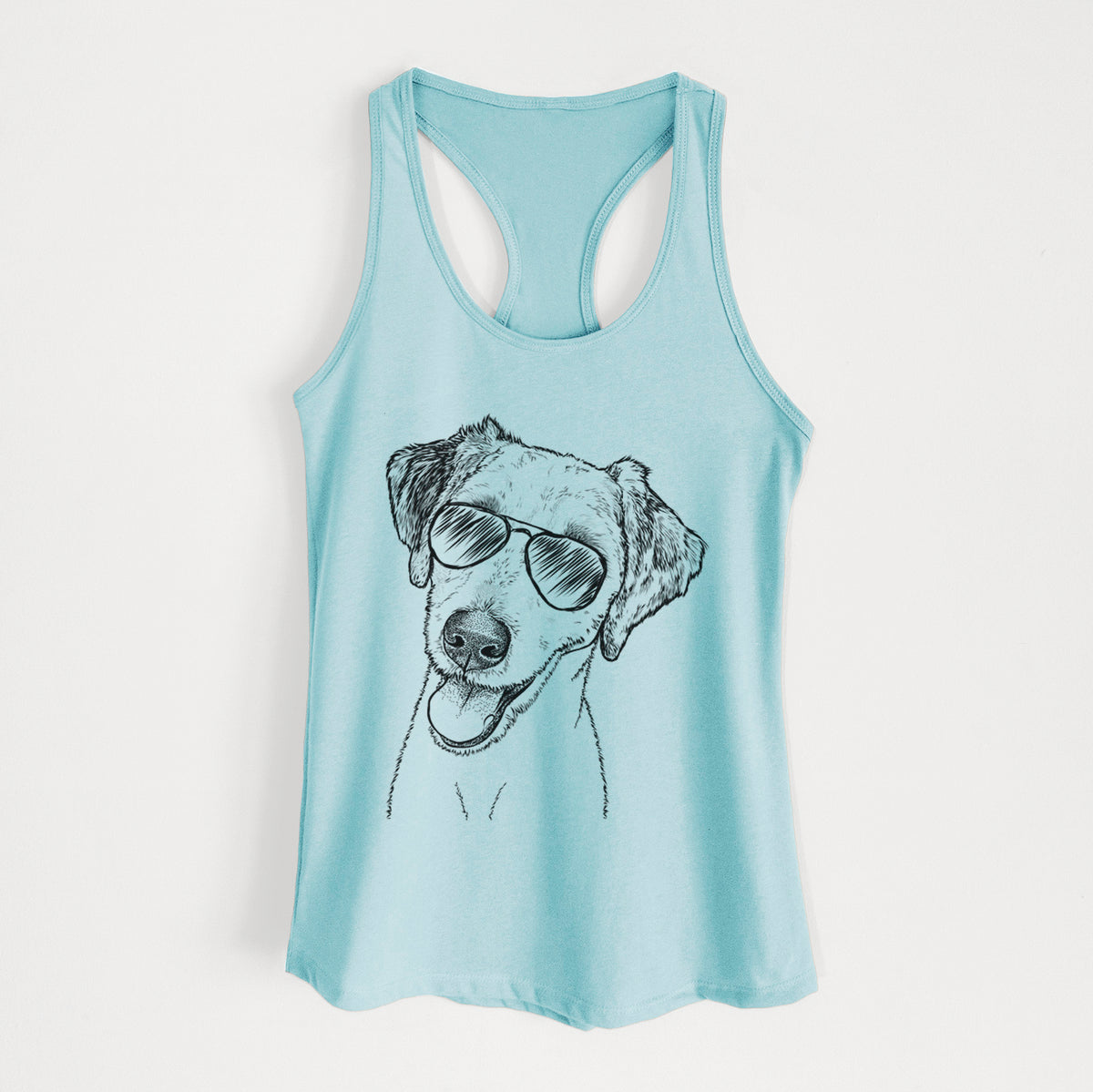 Palm Palm the Aussiedoodle - Women's Racerback Tanktop