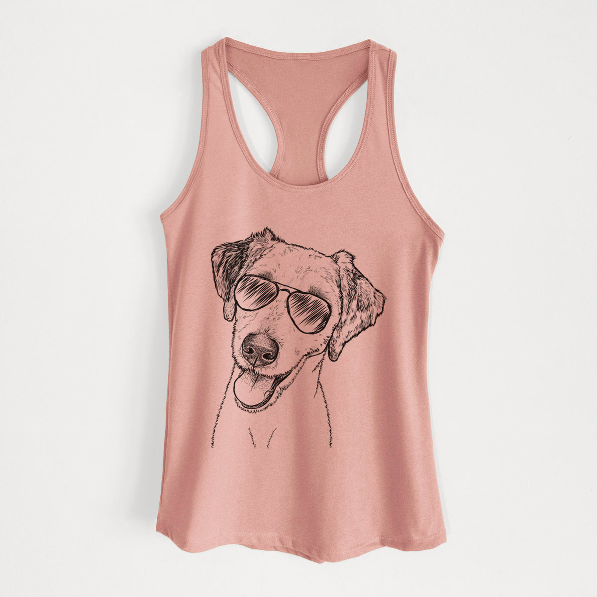 Palm Palm the Aussiedoodle - Women's Racerback Tanktop