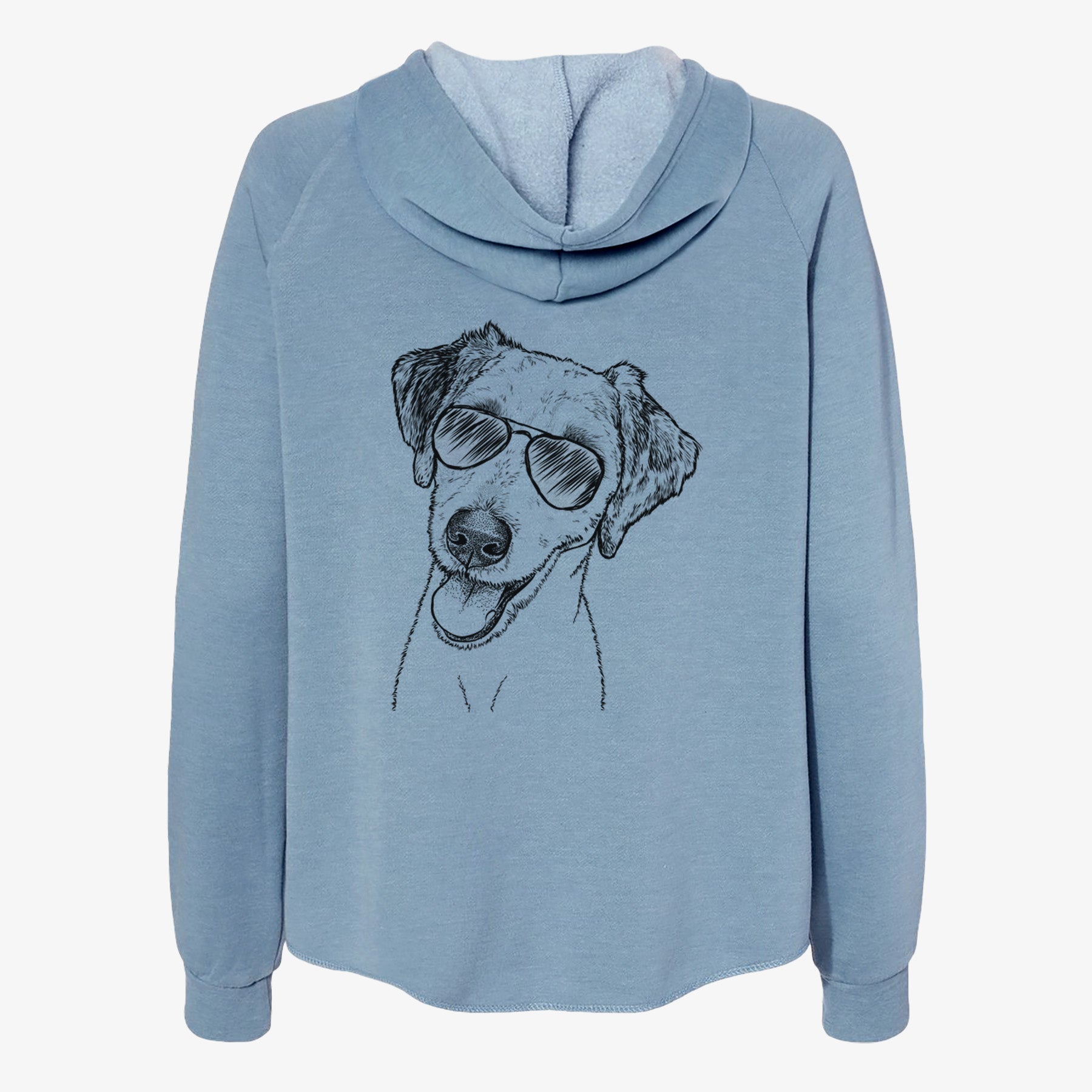 Palm Palm the Aussiedoodle - Women's Cali Wave Zip-Up Sweatshirt