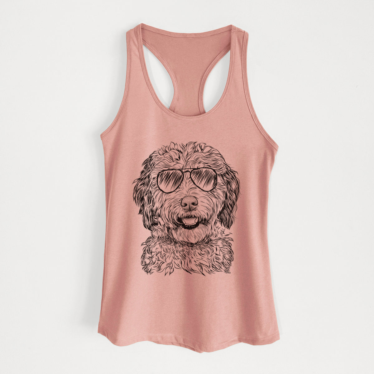 Palmer the Aussiedoodle - Women's Racerback Tanktop