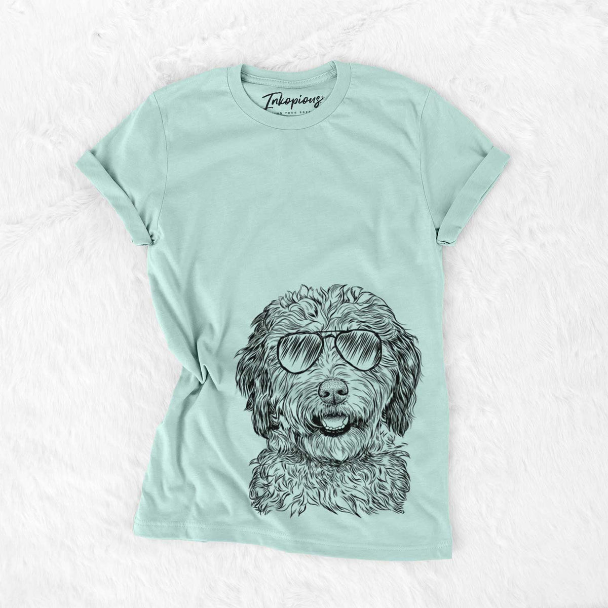 Aviator Palmer the Aussiedoodle - Unisex Crewneck