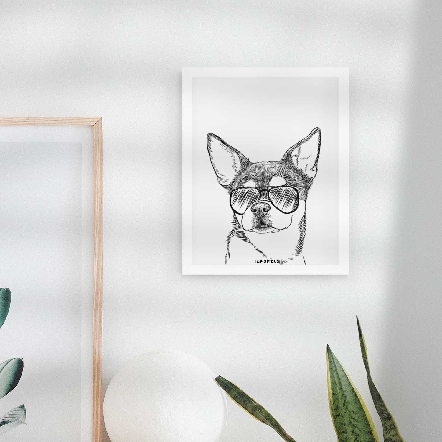 Paris the Chihuahua Art Print