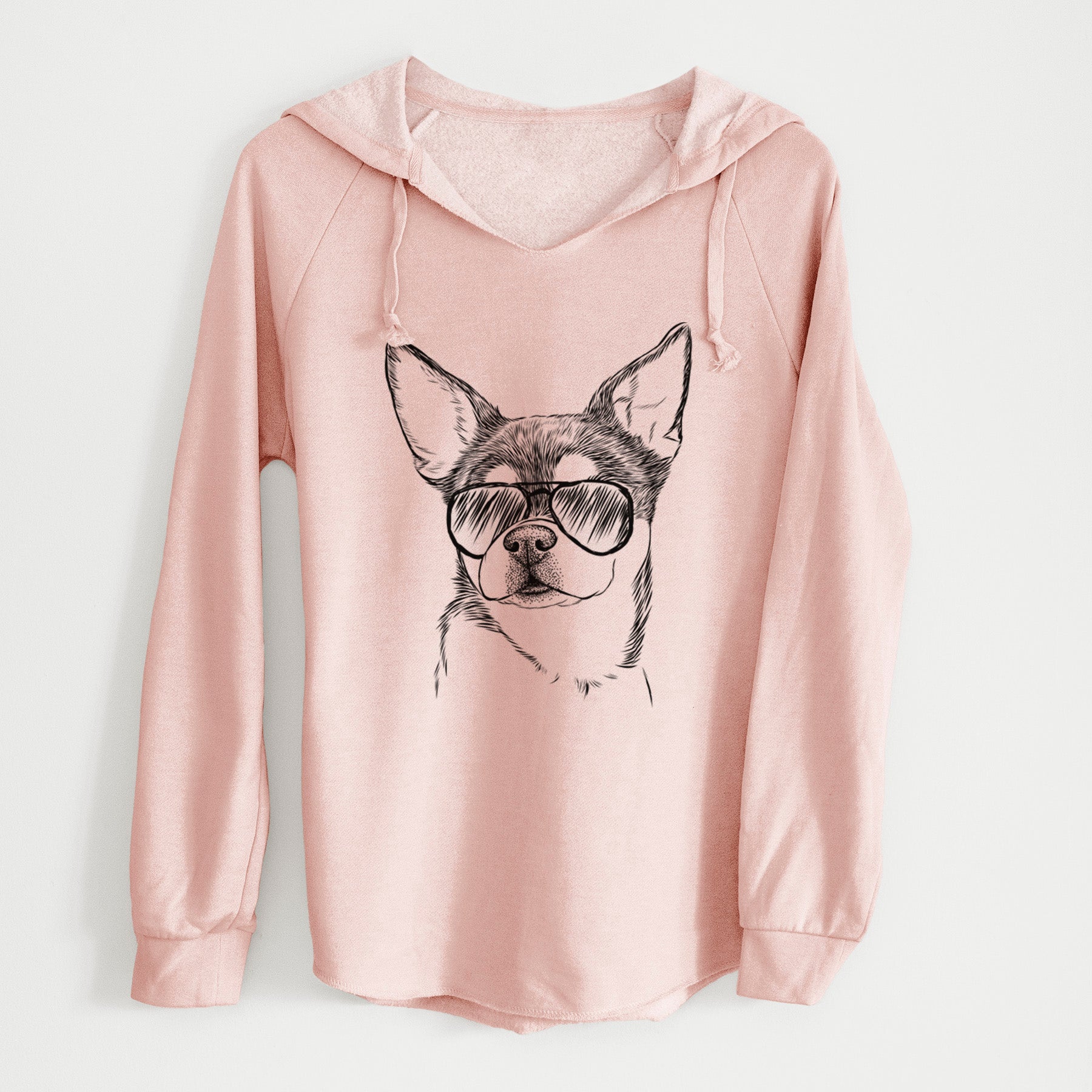 Aviator Paris the Chihuahua - Cali Wave Hooded Sweatshirt