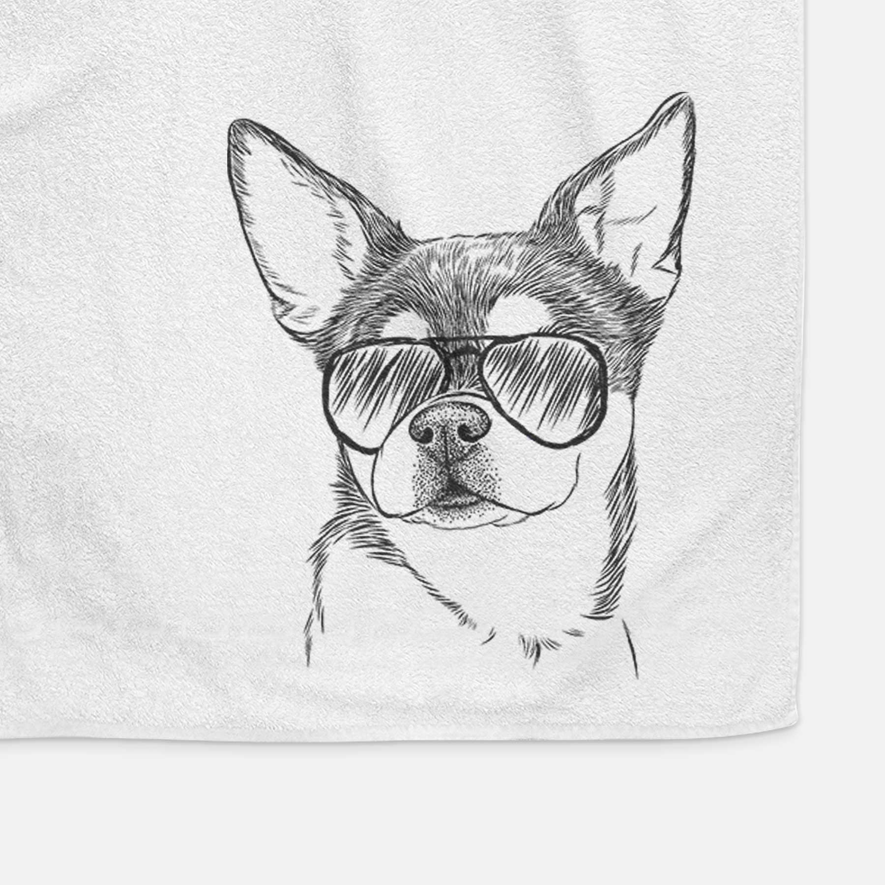 Paris the Chihuahua Decorative Hand Towel