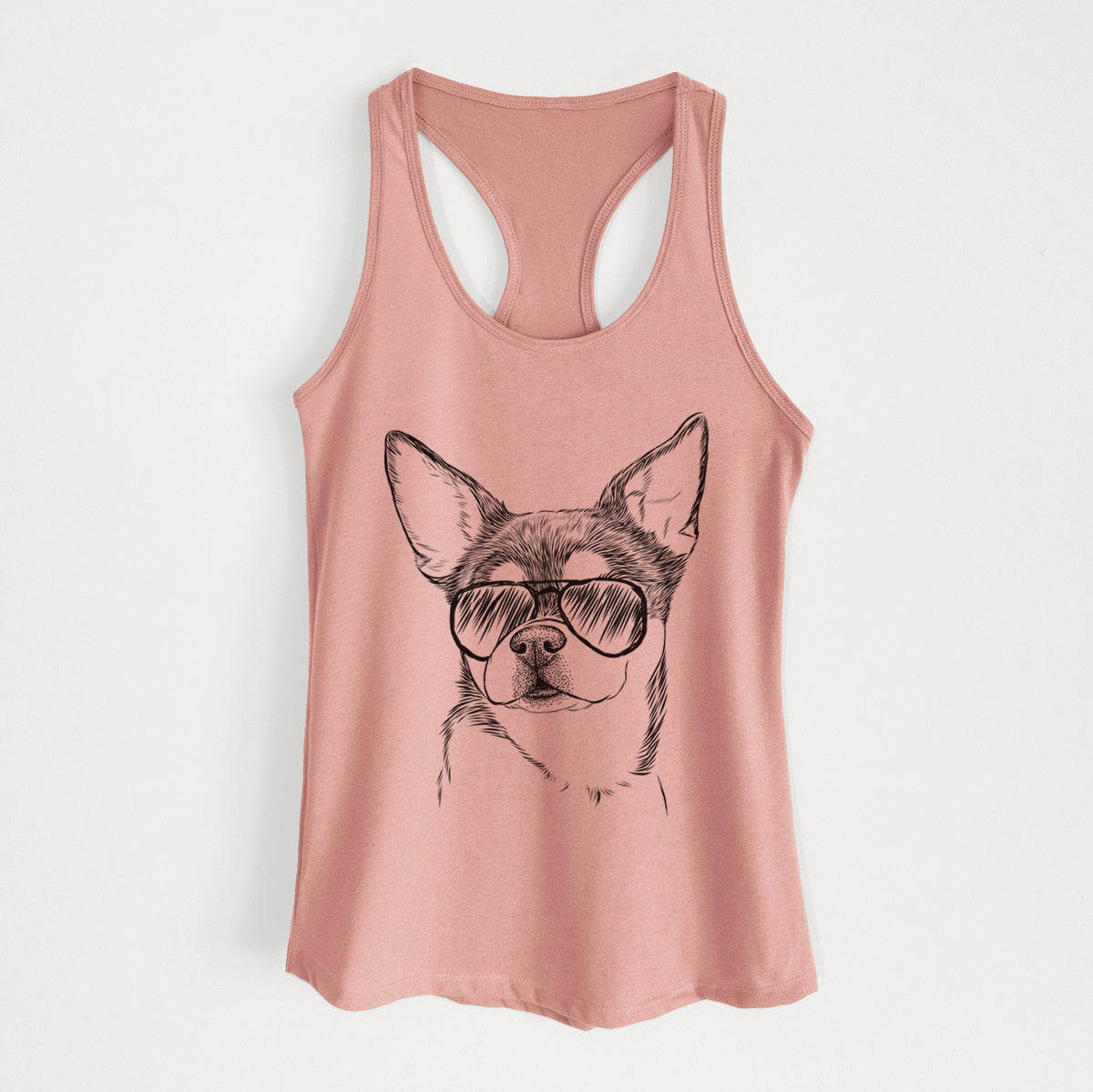 Paris the Chihuahua - Women's Racerback Tanktop
