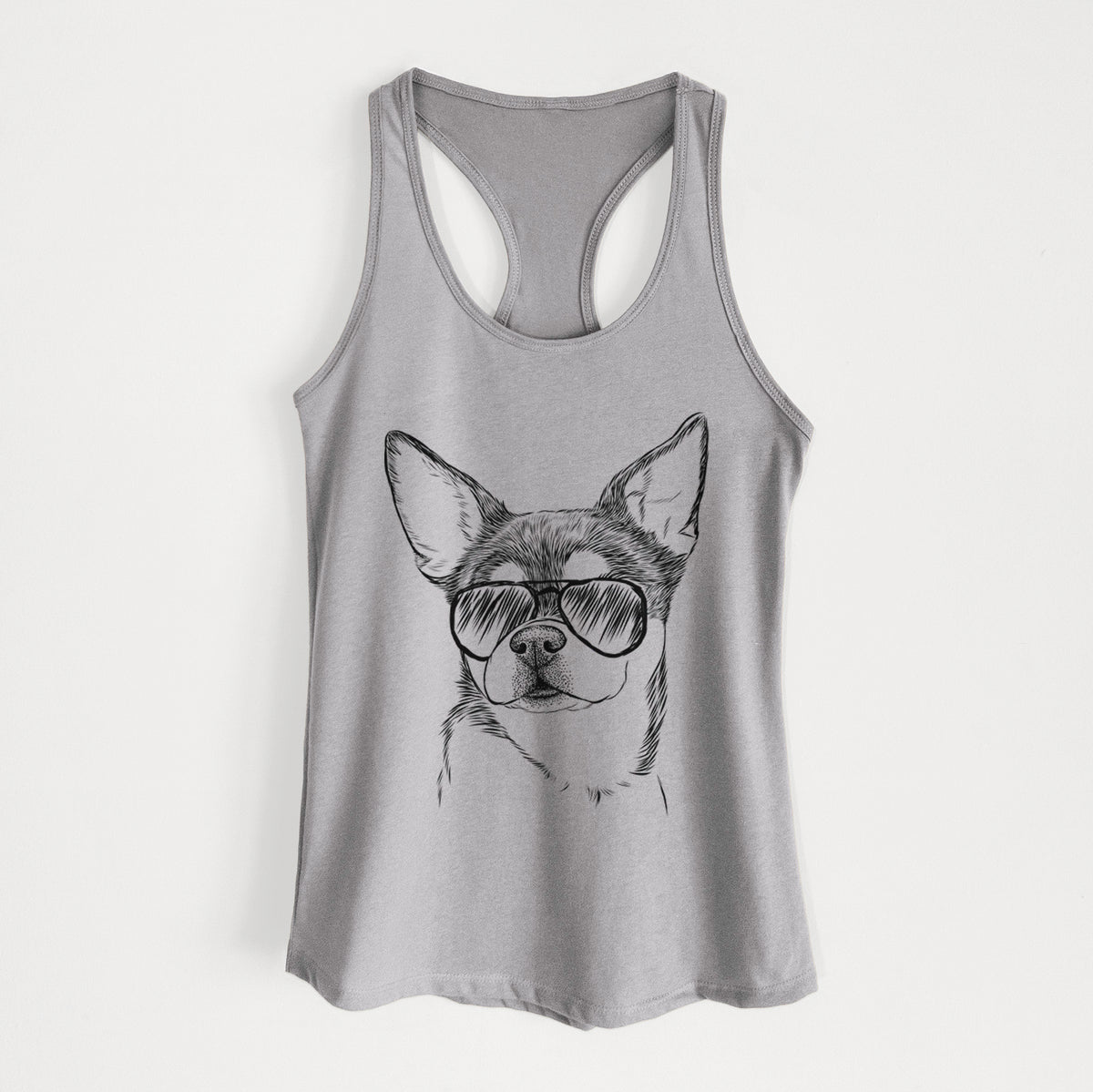 Paris the Chihuahua - Women's Racerback Tanktop