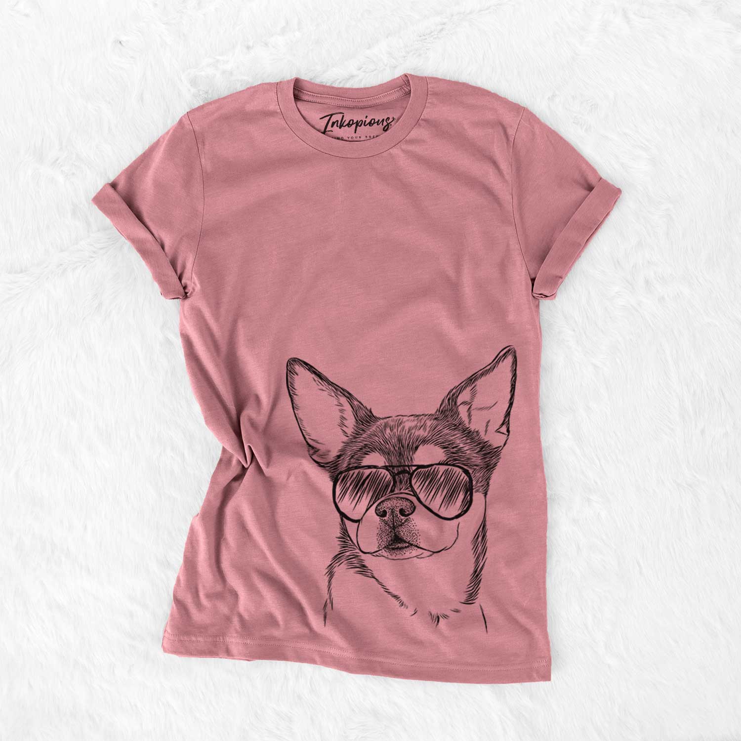 Aviator Paris the Chihuahua - Unisex Crewneck