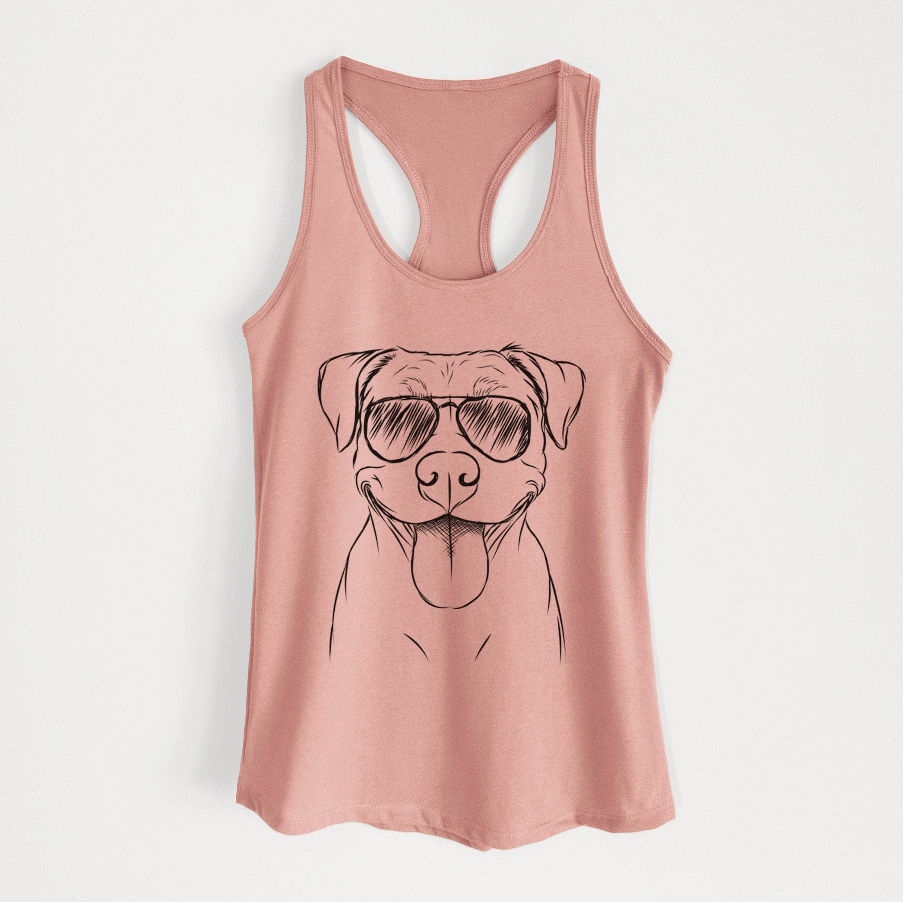 Parker the Pitbull - Women's Racerback Tanktop