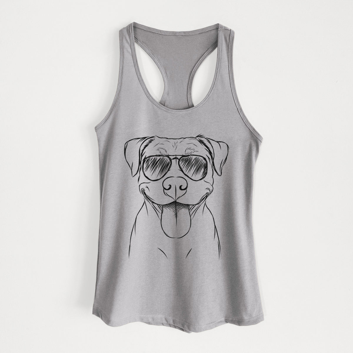Parker the Pitbull - Women's Racerback Tanktop