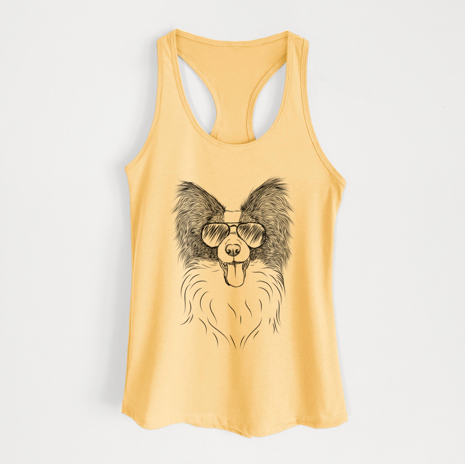 Patrick the Papillon - Women's Racerback Tanktop