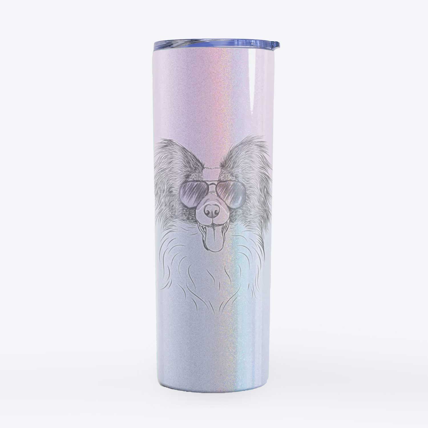 Patrick the Papillon - 20oz Skinny Tumbler