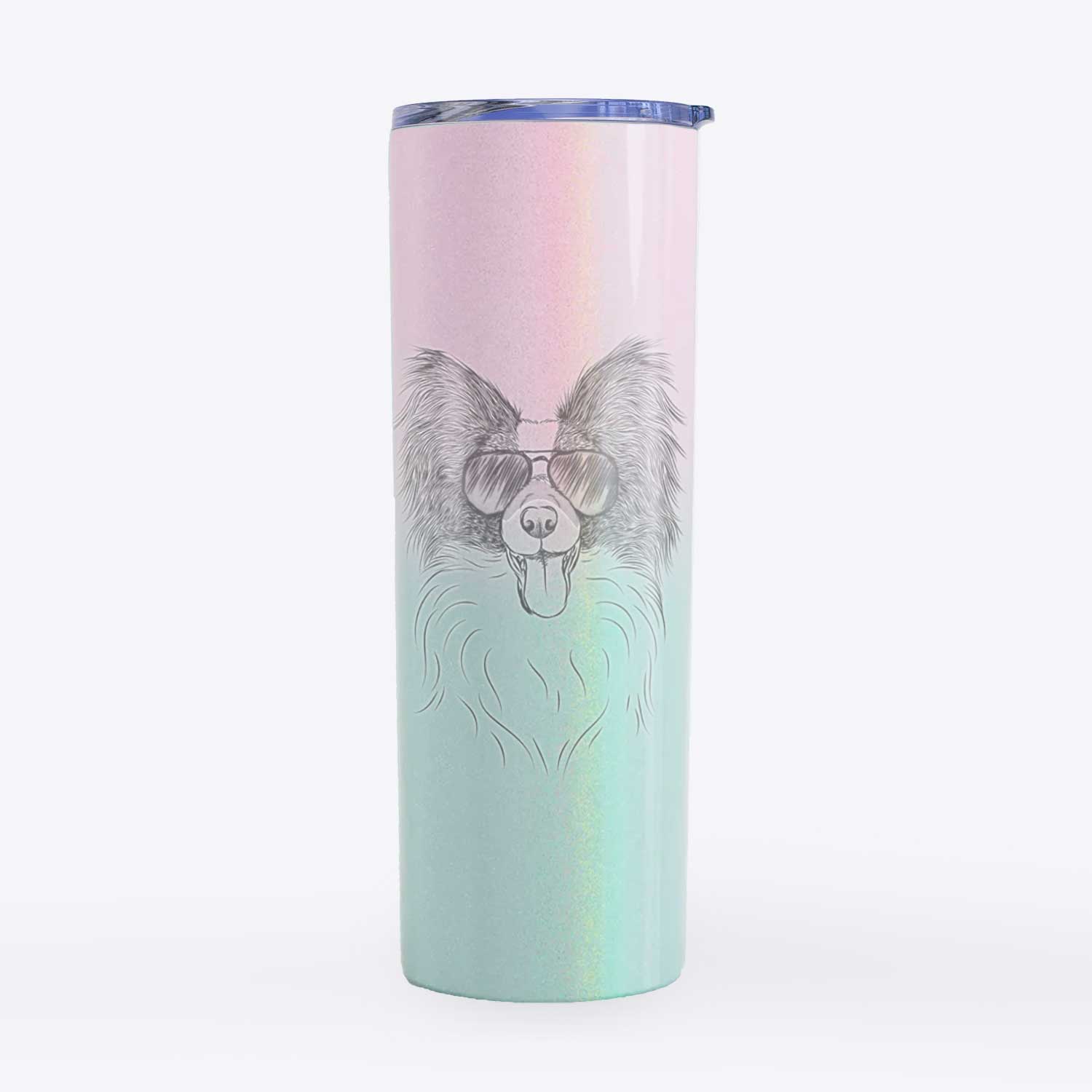 Patrick the Papillon - 20oz Skinny Tumbler