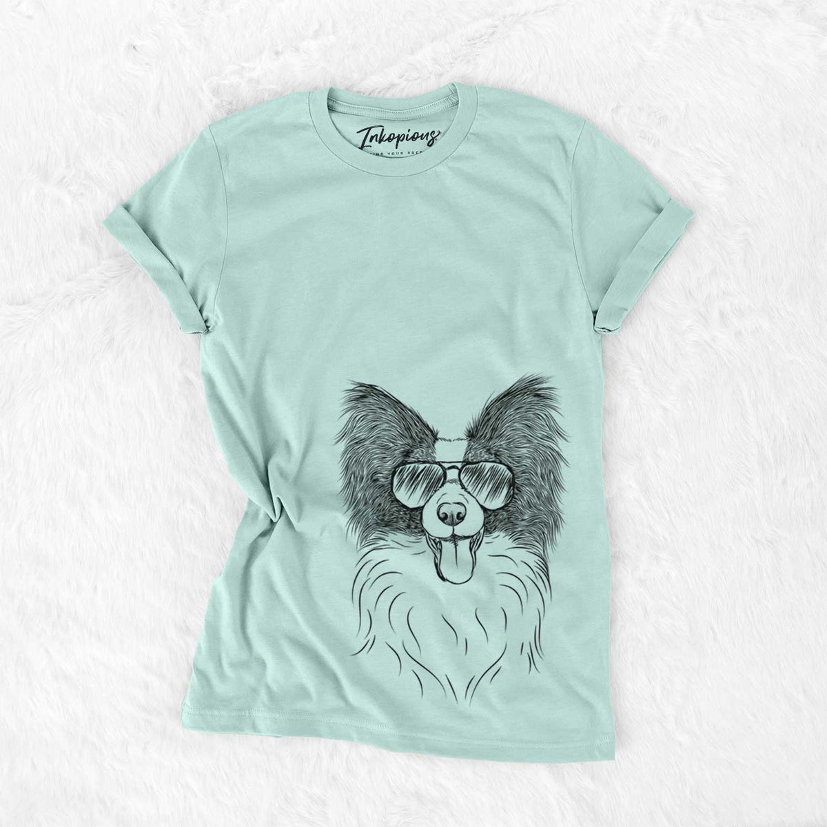 Aviator Patrick the Papillon - Unisex Crewneck