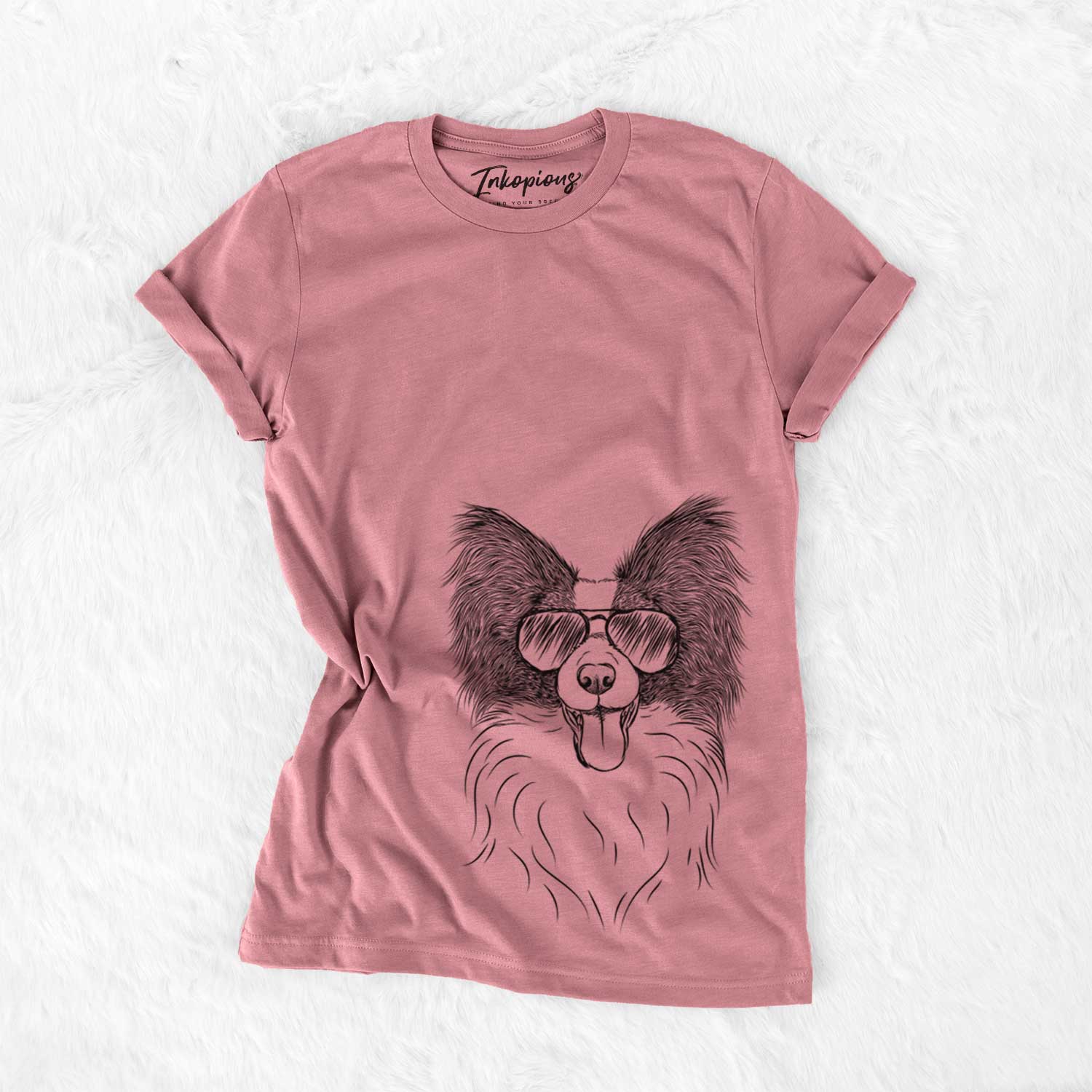 Aviator Patrick the Papillon - Unisex Crewneck
