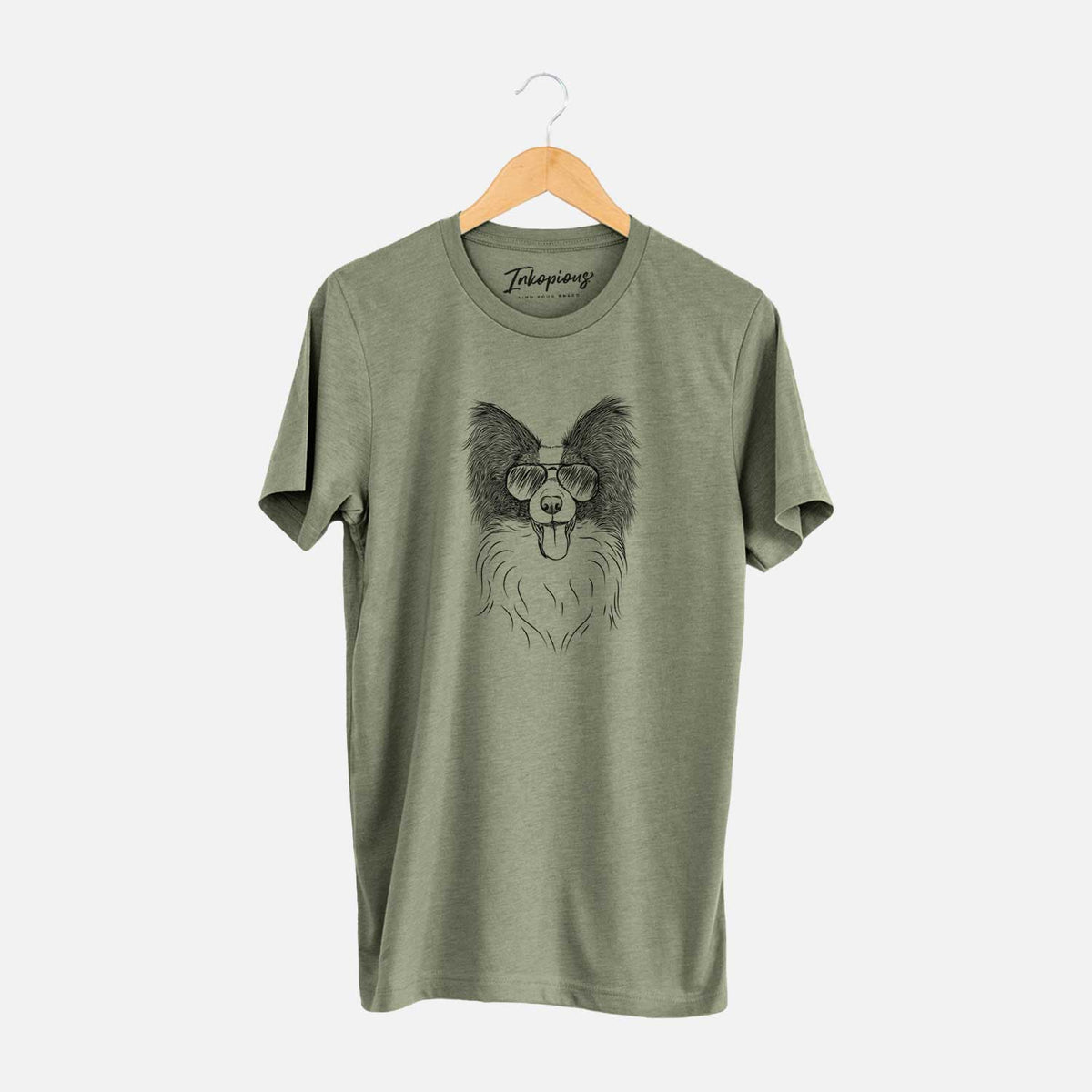 Aviator Patrick the Papillon - Unisex Crewneck