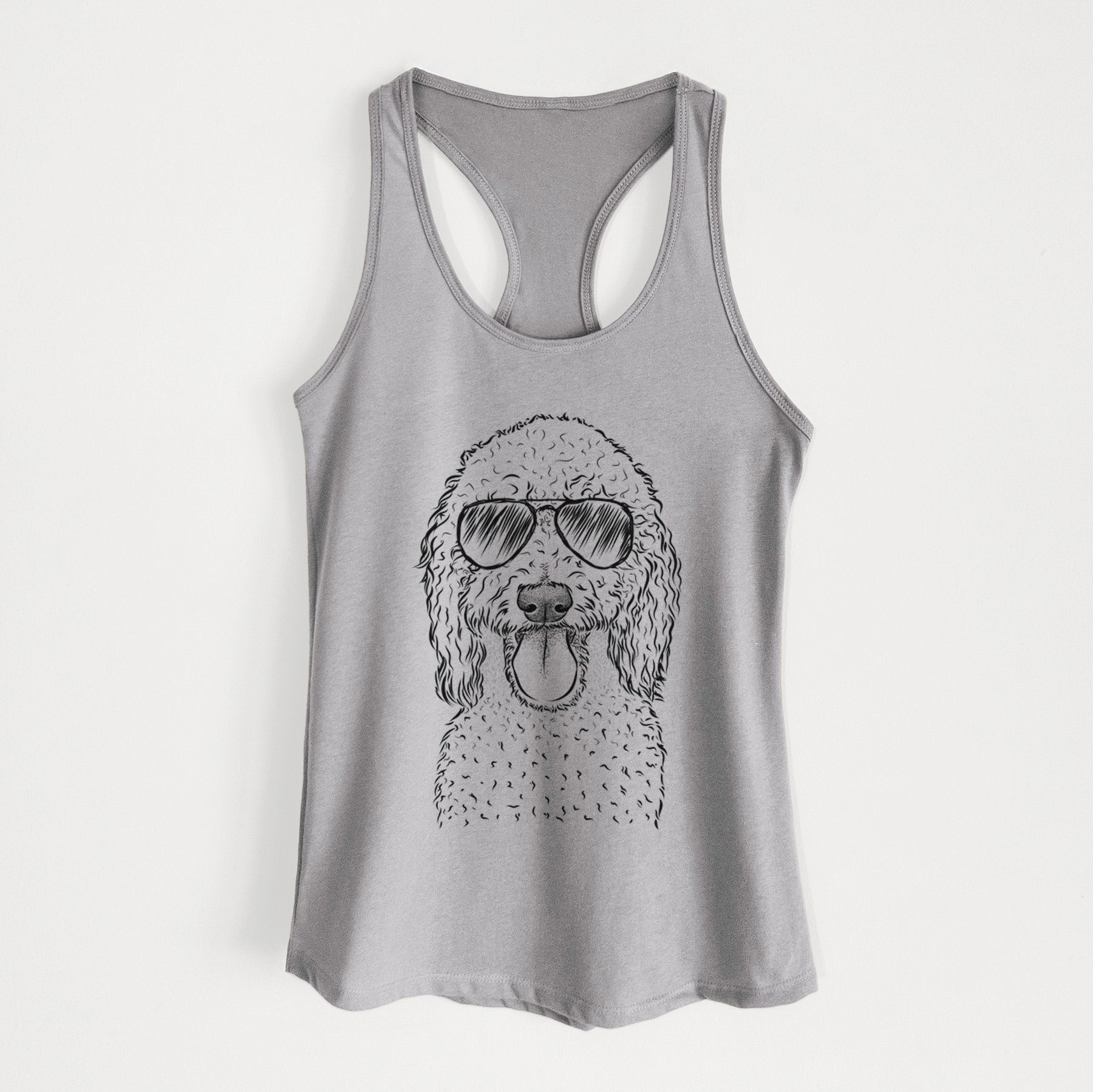 Pavlov the Goldendoodle - Women's Racerback Tanktop