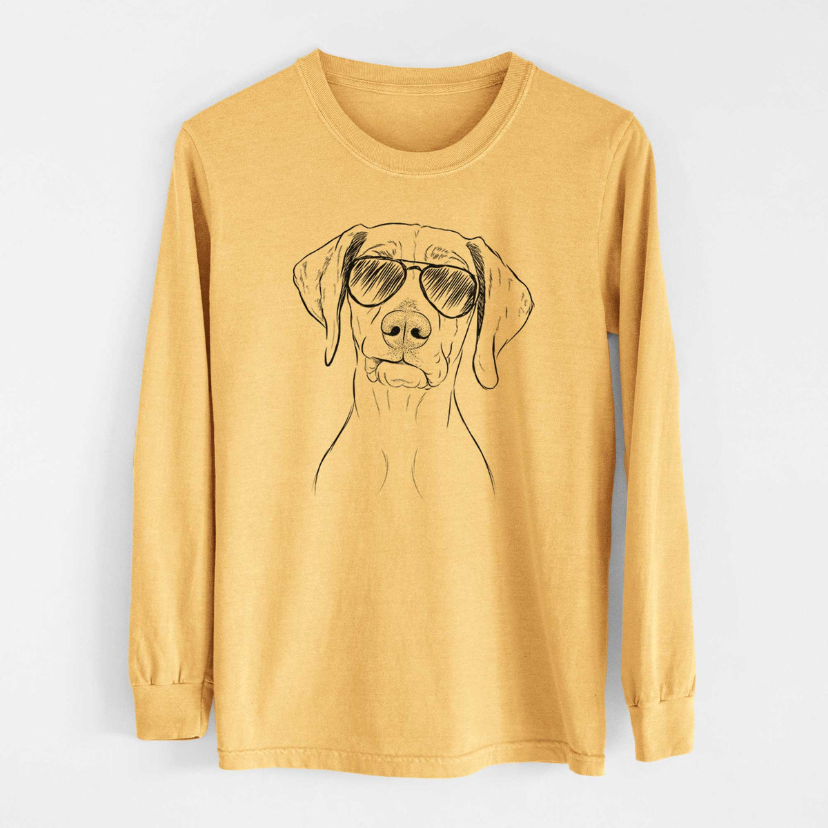 Aviators Pawley the Vizsla - Heavyweight 100% Cotton Long Sleeve