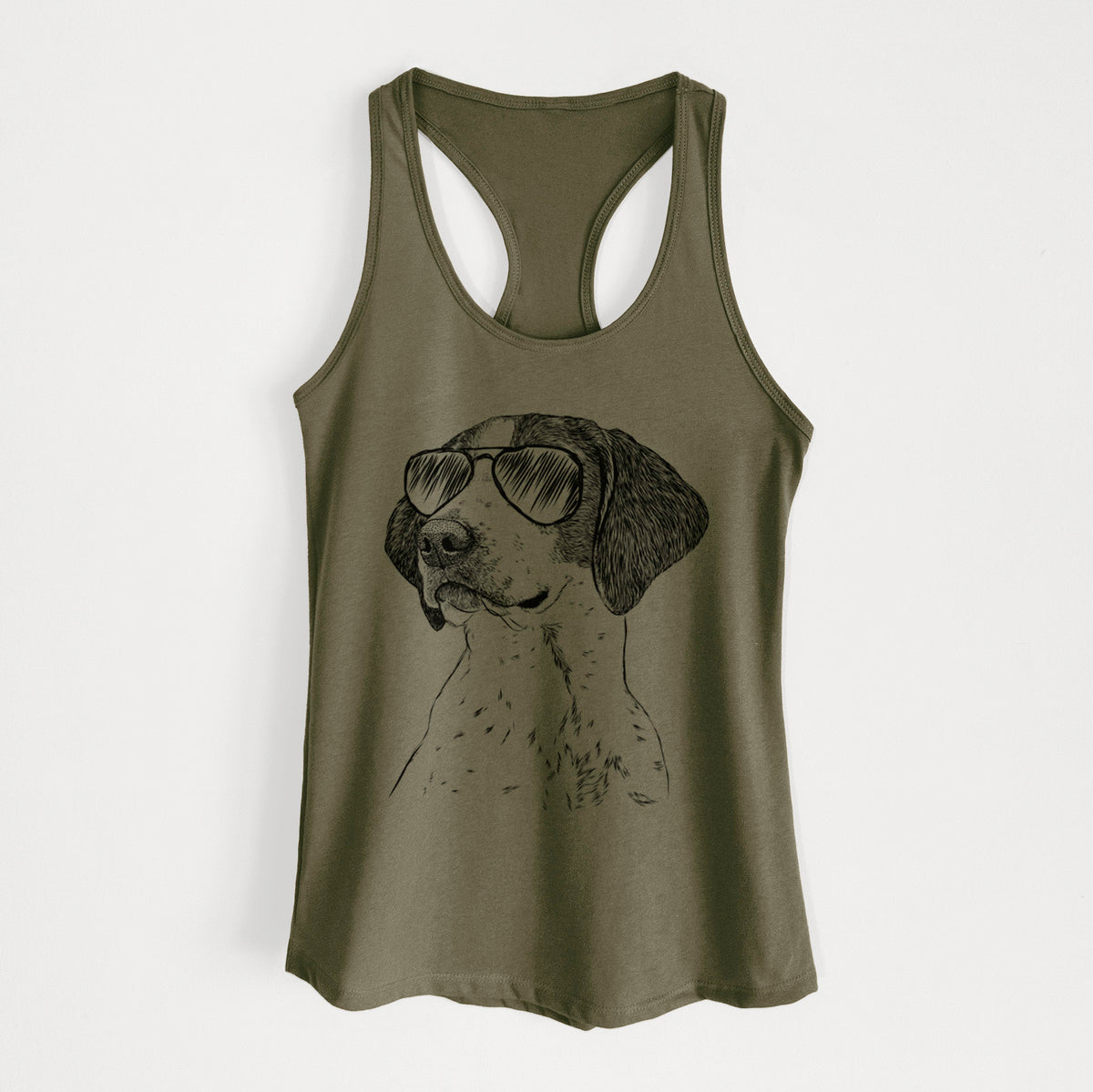 Payton the Mixed Breed - Women's Racerback Tanktop