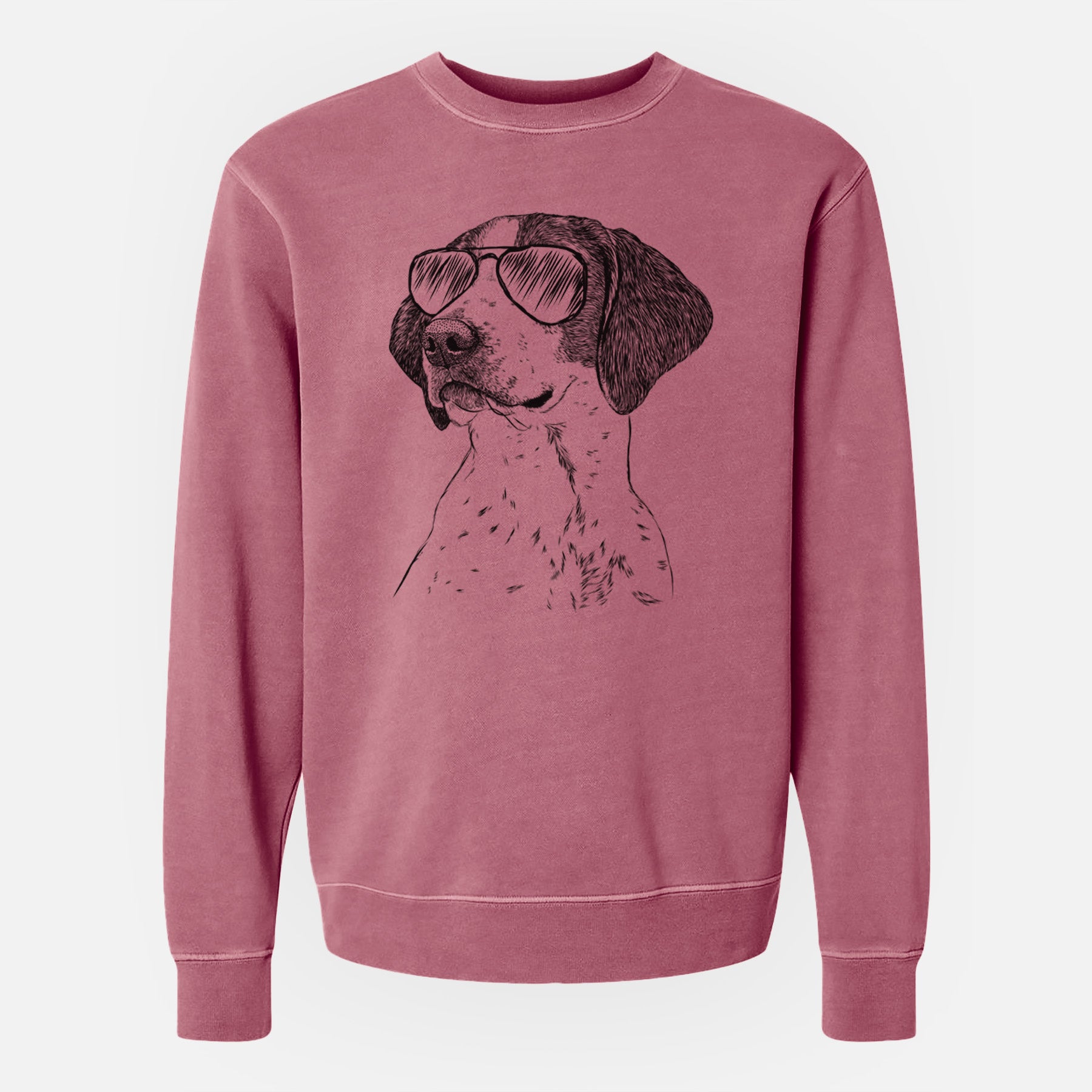 Aviator Payton the Mixed Breed - Unisex Pigment Dyed Crew Sweatshirt