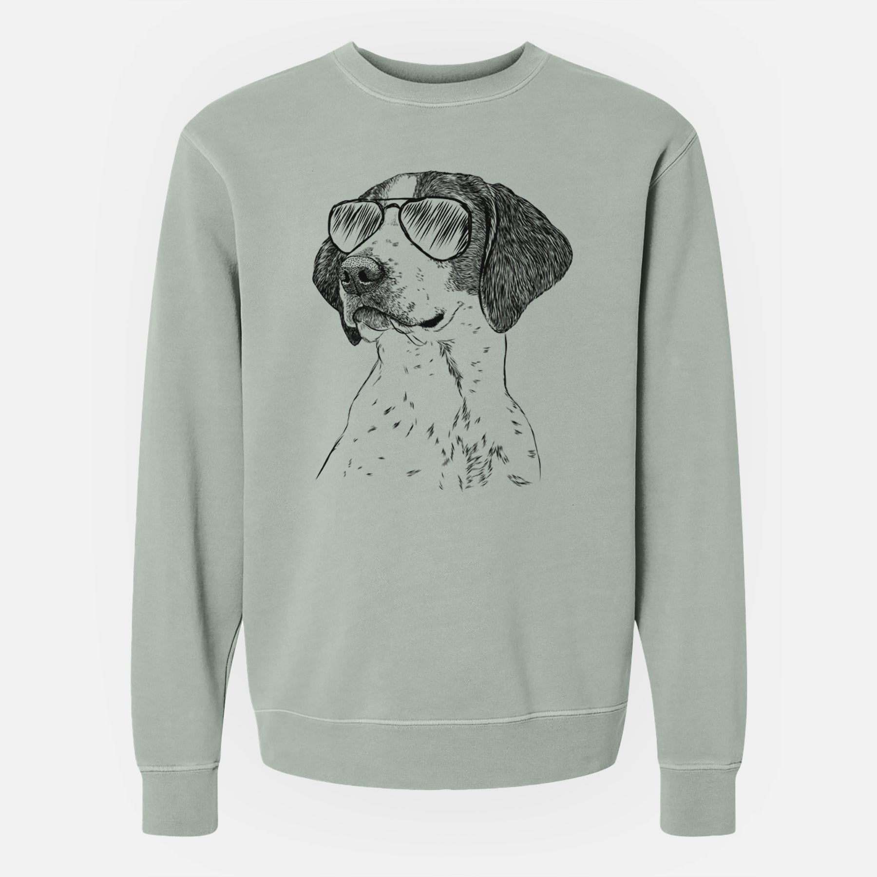 Aviator Payton the Mixed Breed - Unisex Pigment Dyed Crew Sweatshirt