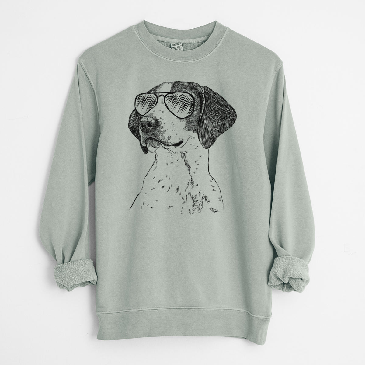 Aviator Payton the Mixed Breed - Unisex Pigment Dyed Crew Sweatshirt