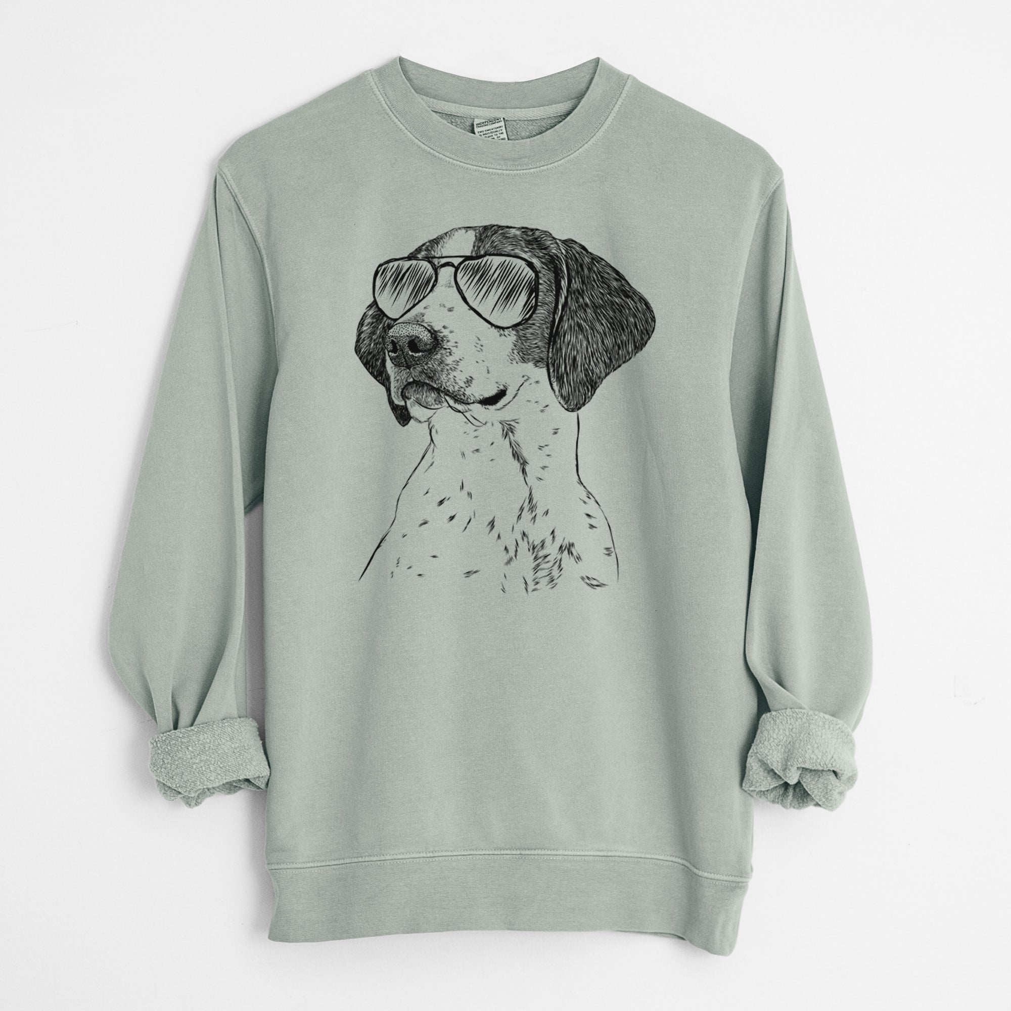 Aviator Payton the Mixed Breed - Unisex Pigment Dyed Crew Sweatshirt