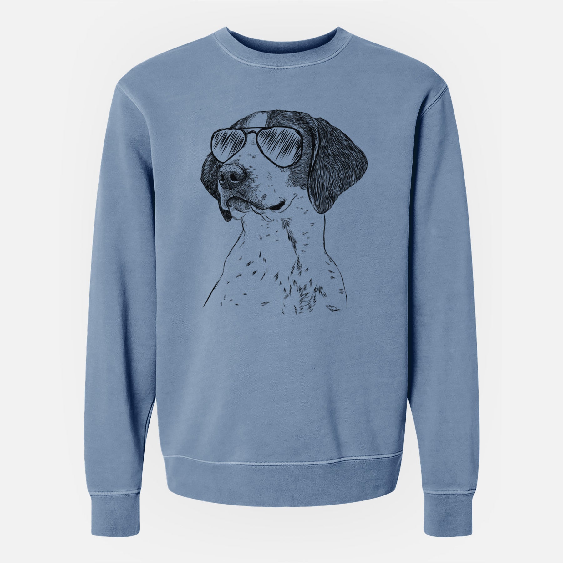 Aviator Payton the Mixed Breed - Unisex Pigment Dyed Crew Sweatshirt