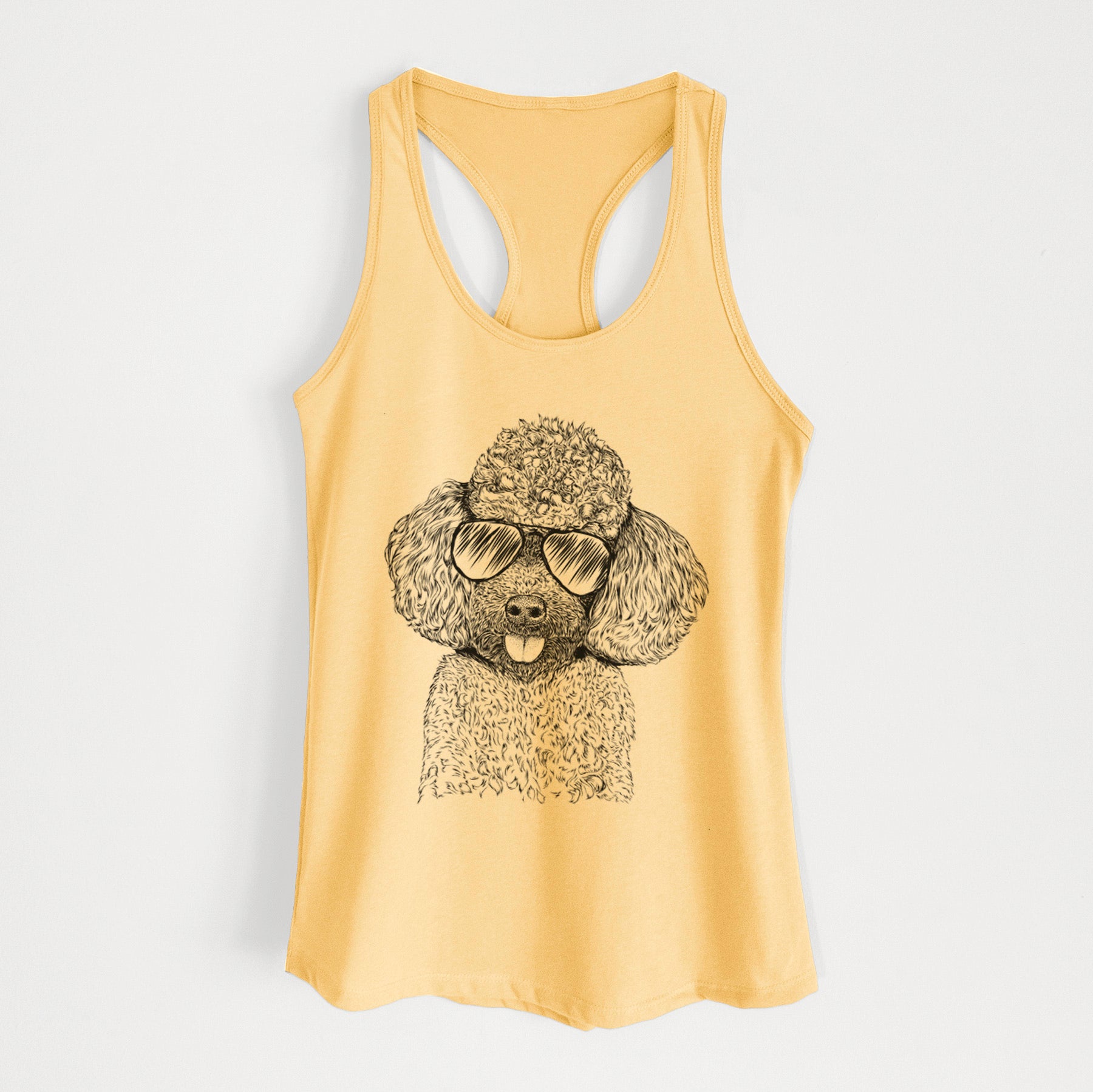 George the Toy Poodle - Women's Racerback Tanktop