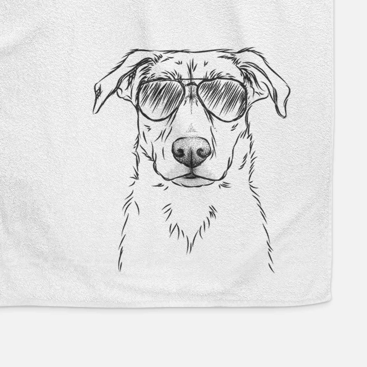 Peanut the Lab Mix Decorative Hand Towel