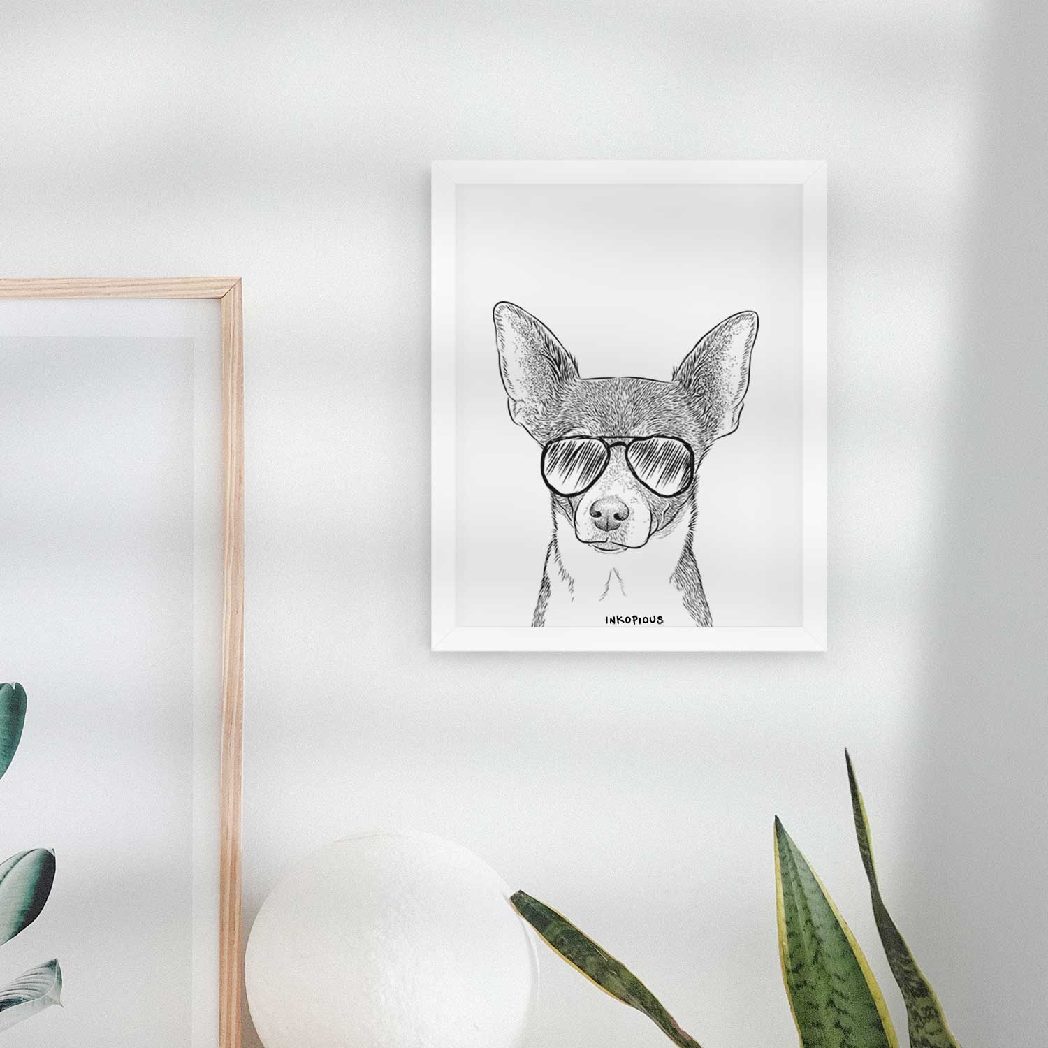 Peanut the Chihuahua Art Print