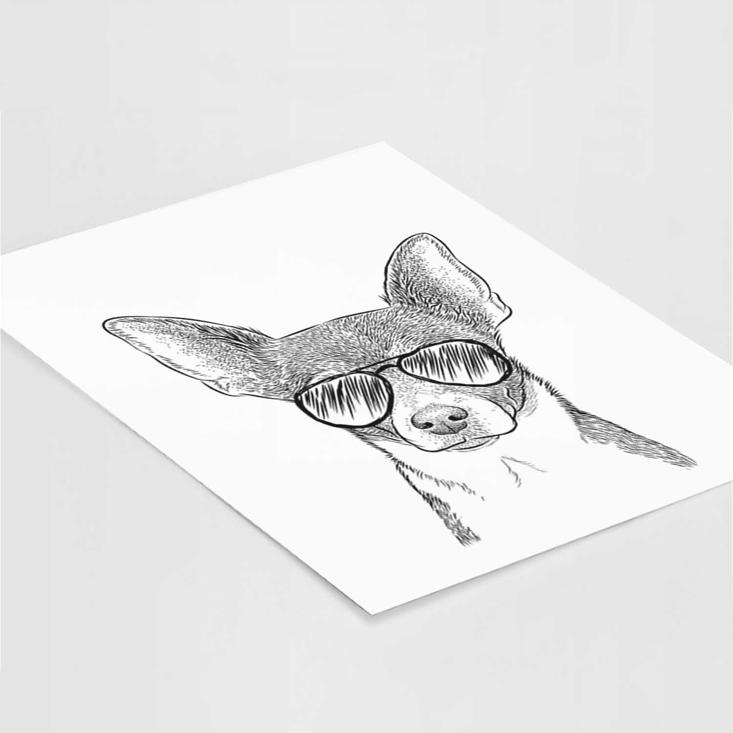 Peanut the Chihuahua Art Print