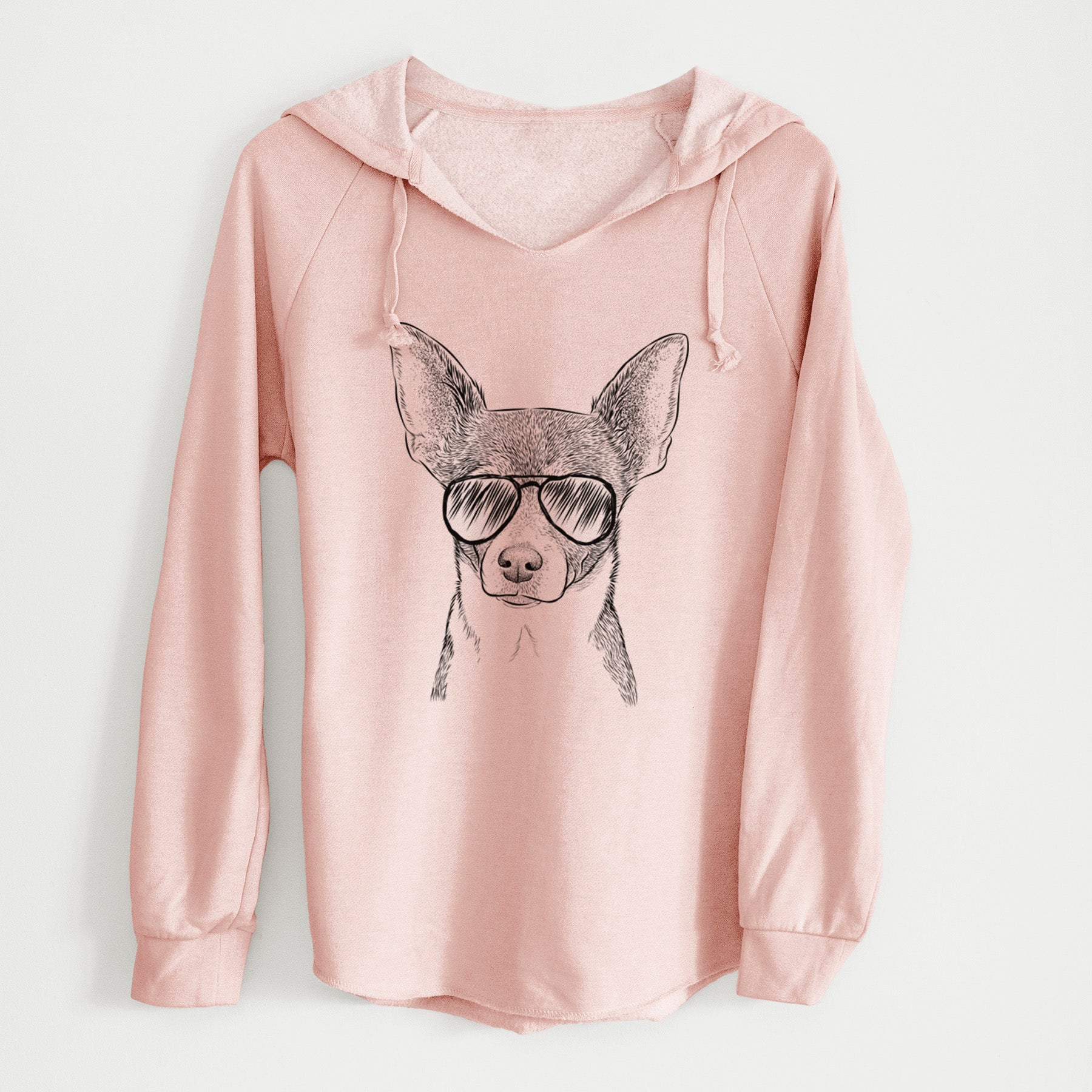 Aviator Peanut the Chihuahua - Cali Wave Hooded Sweatshirt