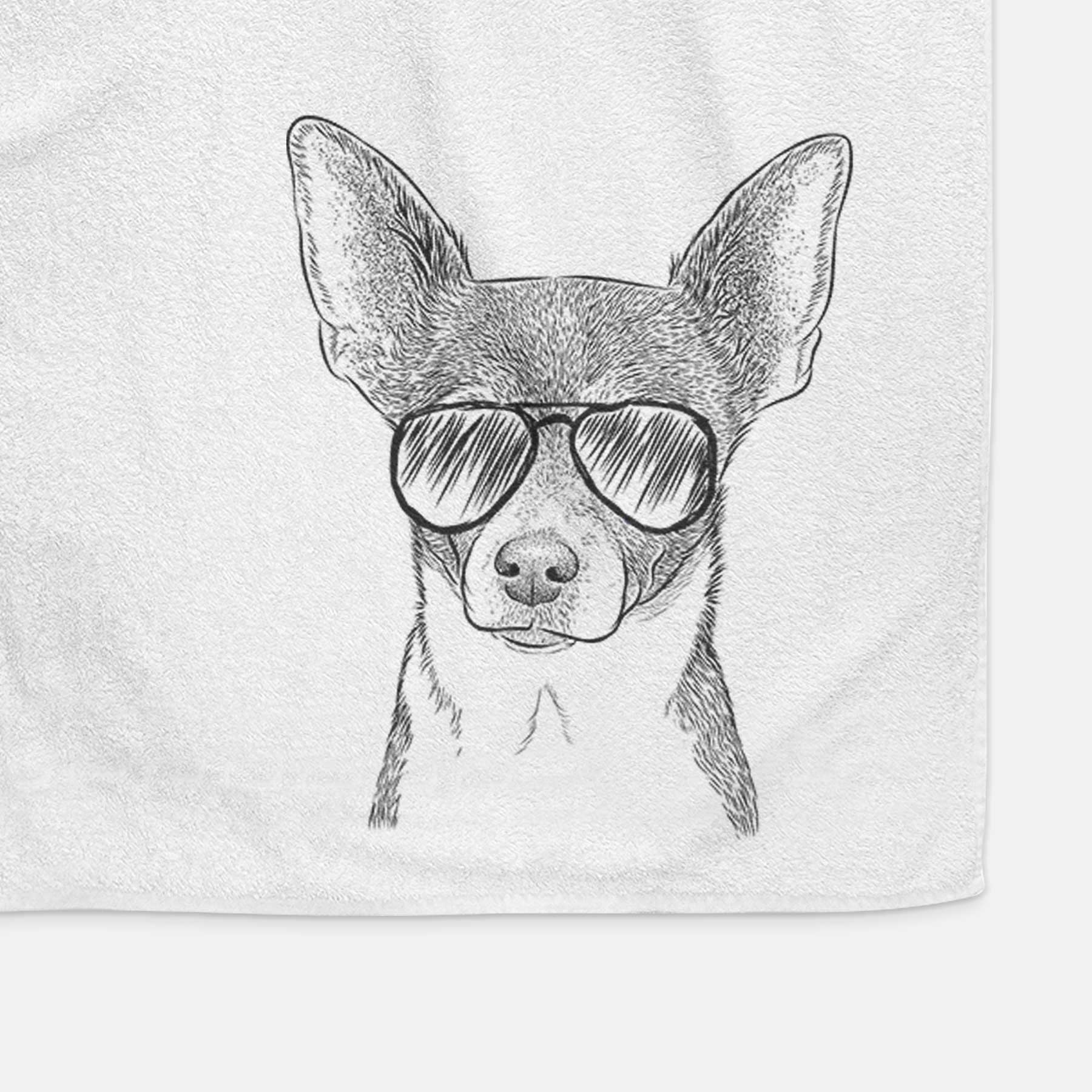 Peanut the Chihuahua Decorative Hand Towel