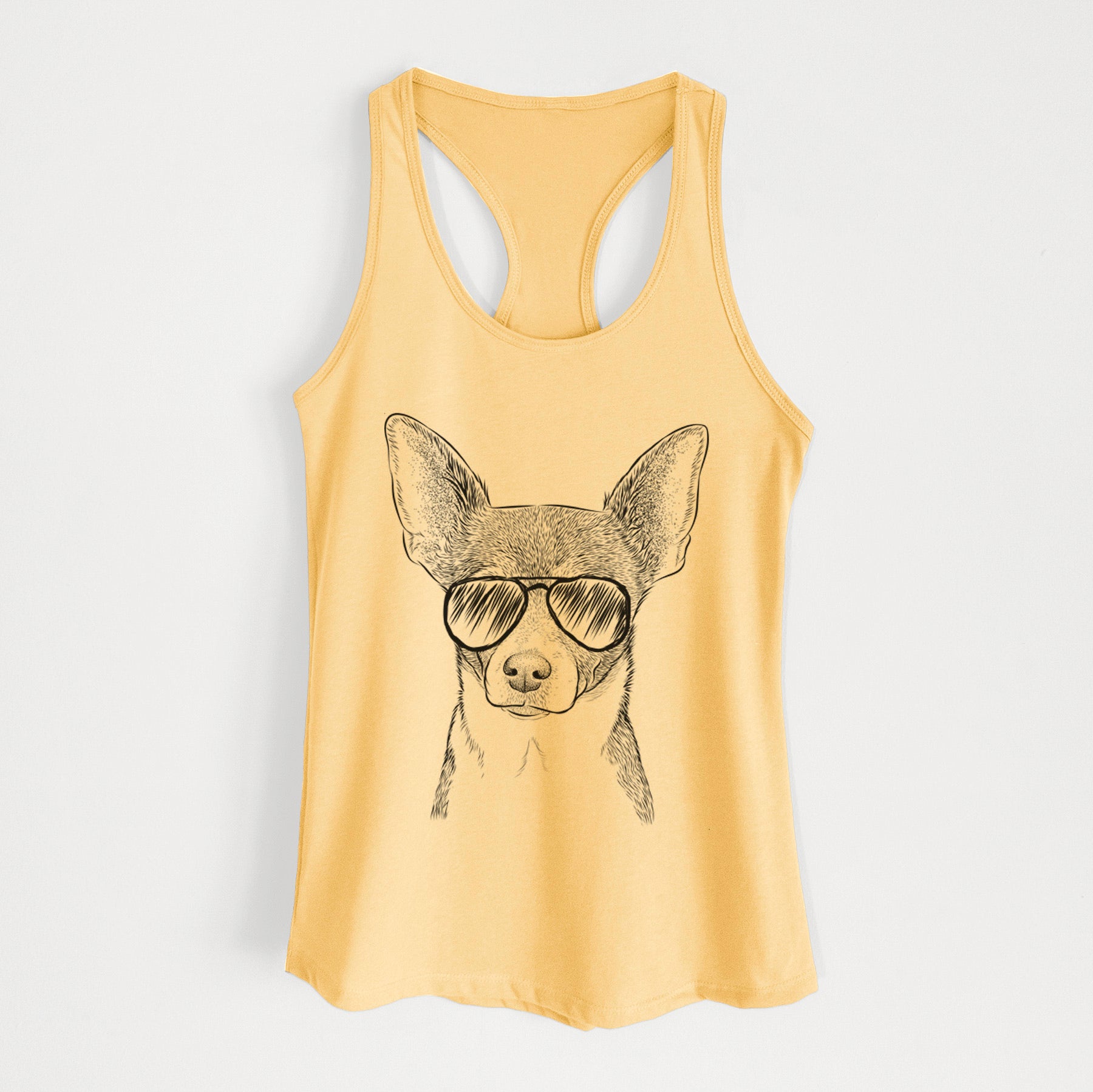 Peanut the Chihuahua - Women's Racerback Tanktop