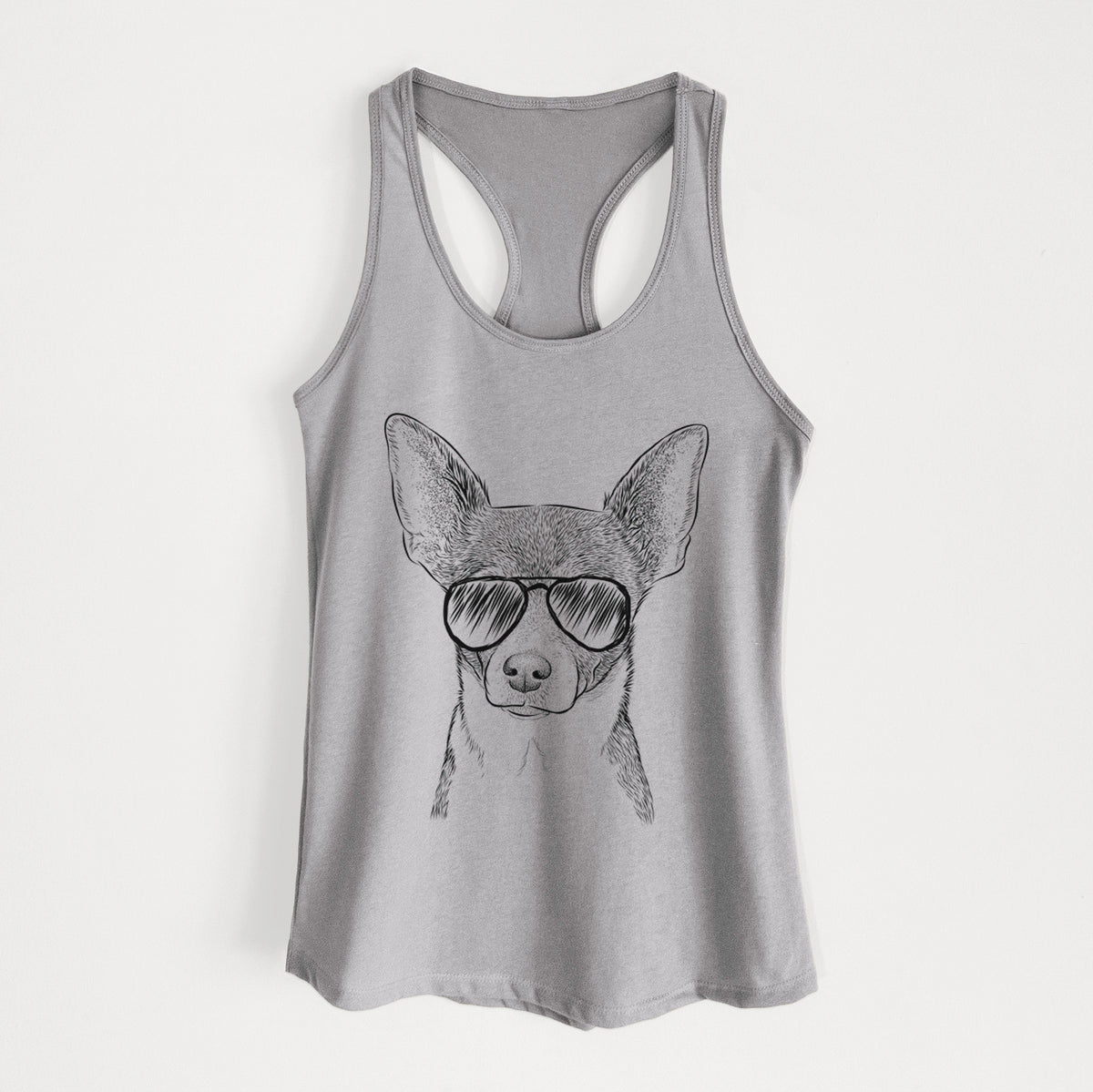 Peanut the Chihuahua - Women's Racerback Tanktop
